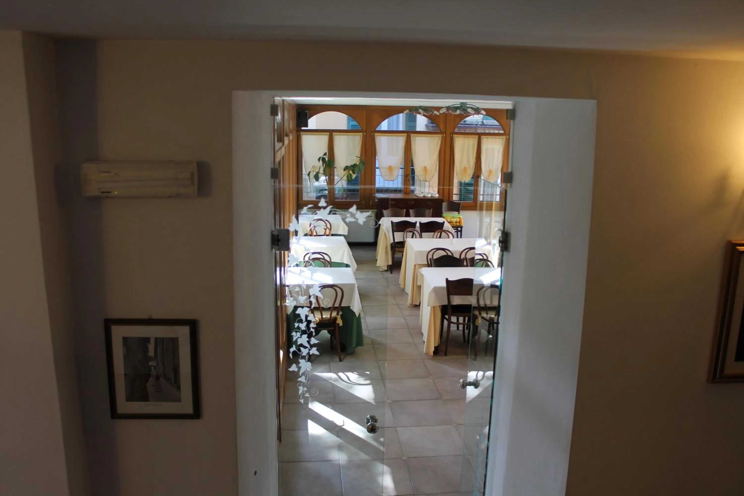 Decorative detail in Hotel Centrale Bellagio