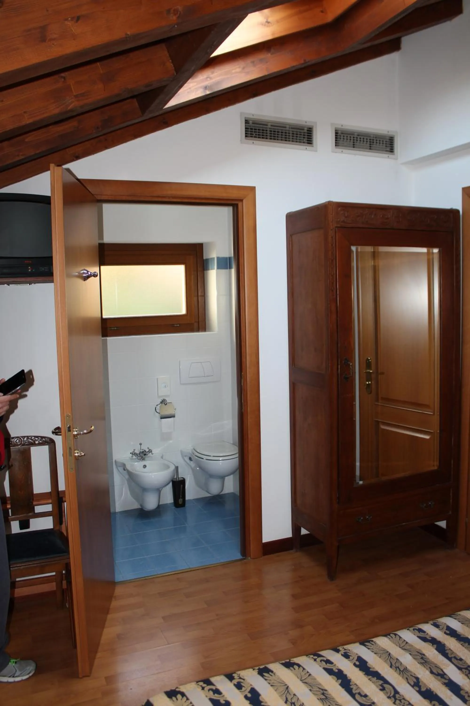 Decorative detail in Hotel Centrale Bellagio