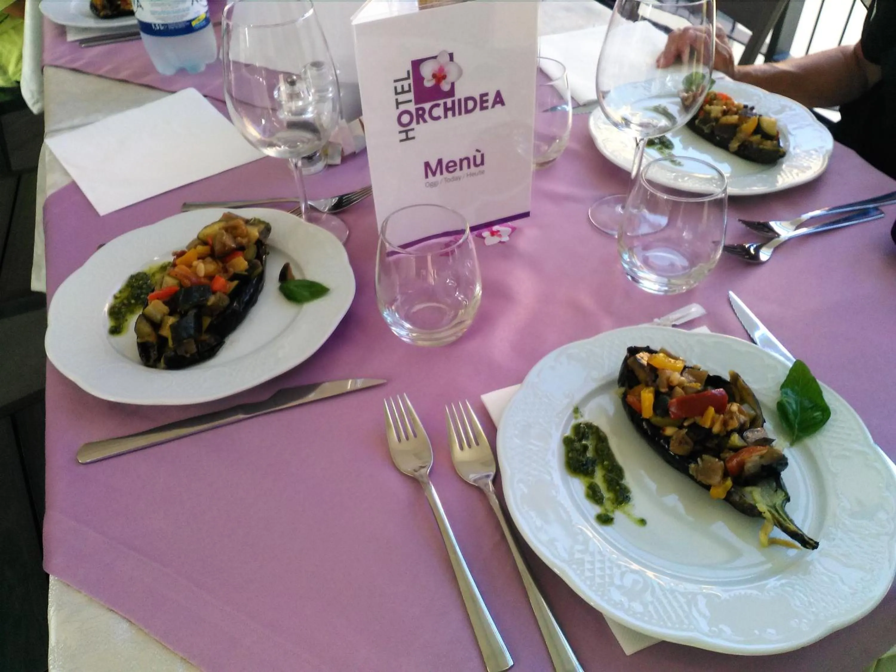 Dinner in Hotel Orchidea