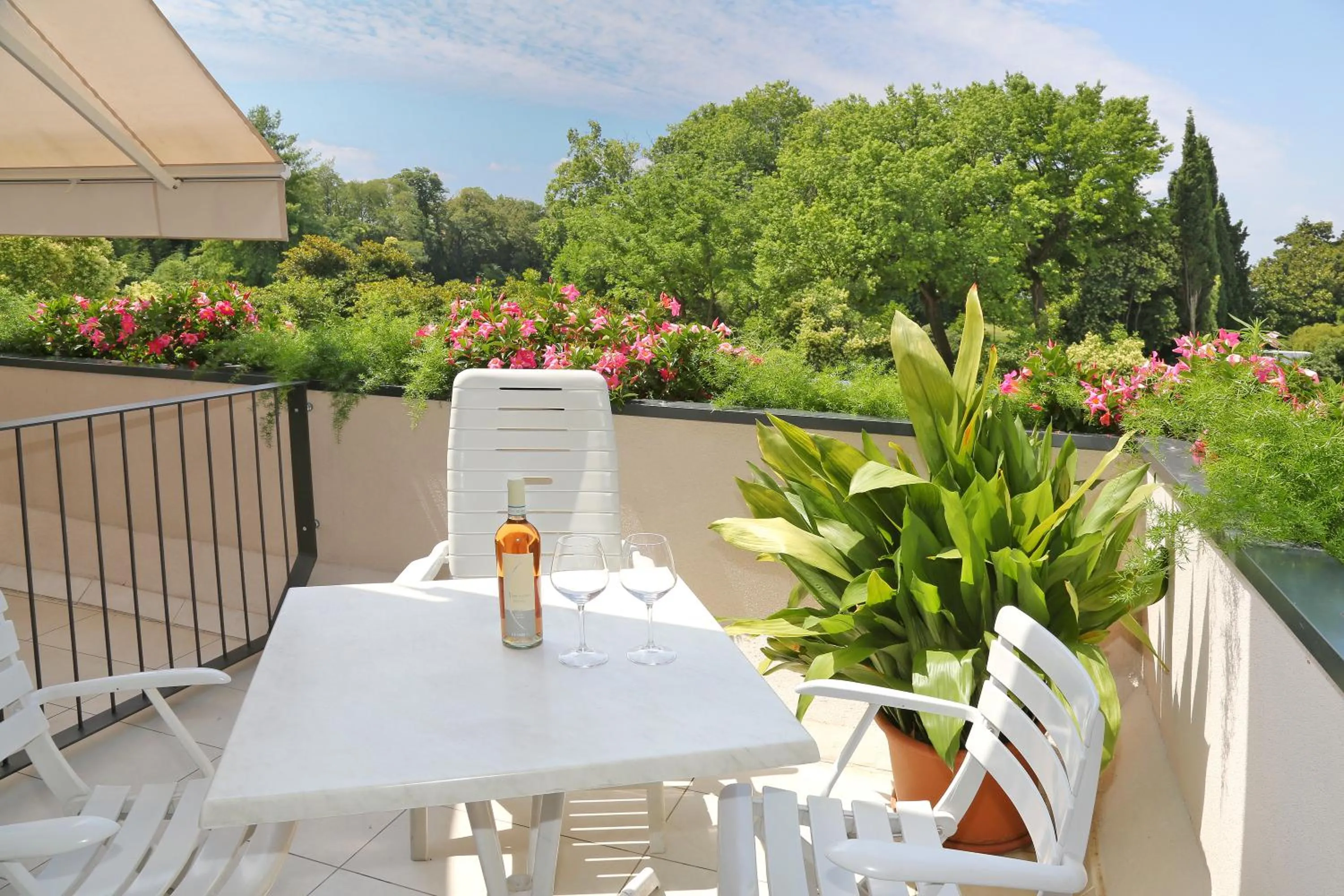 Garden view in Hotel Orchidea