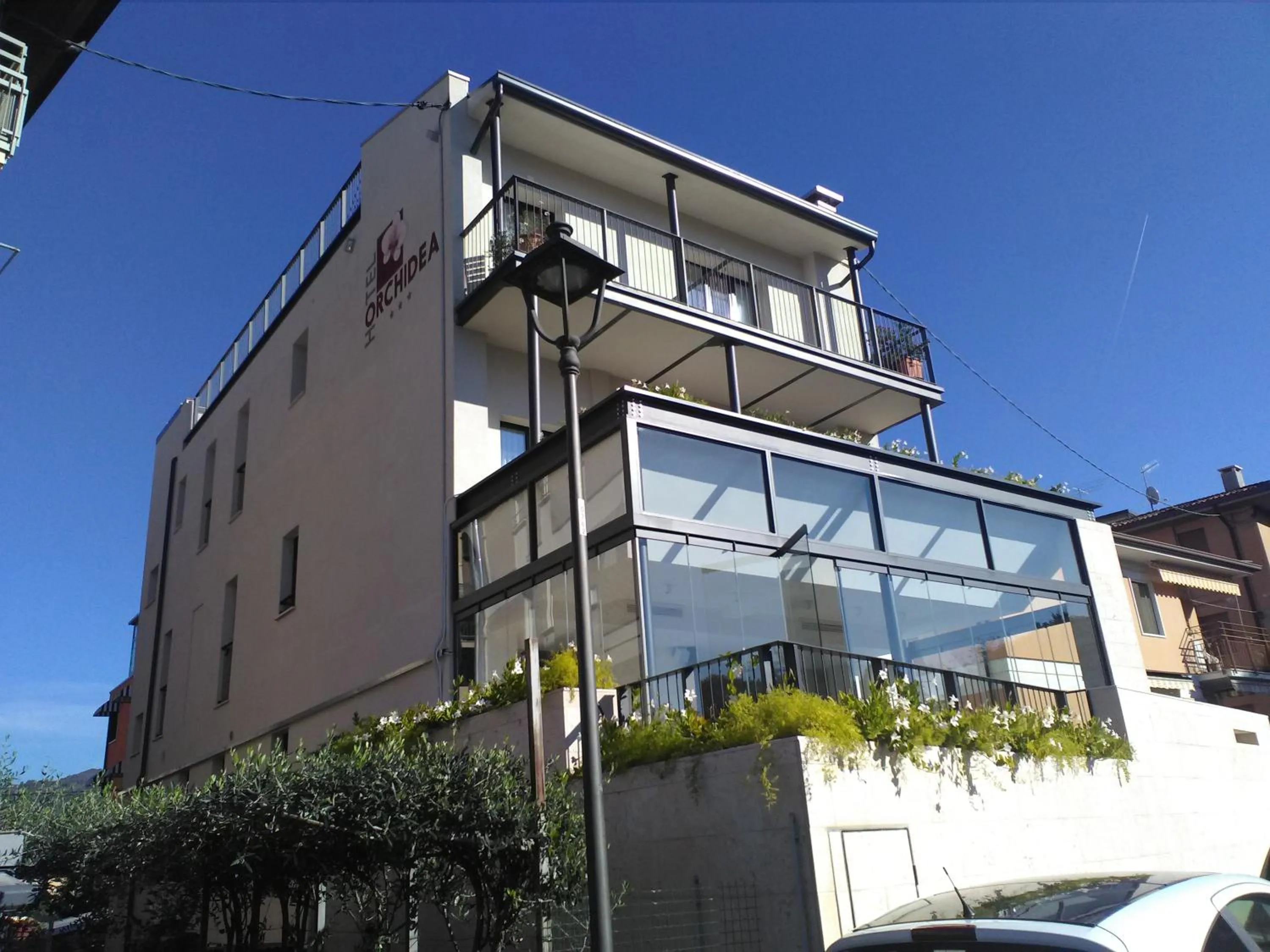 Facade/entrance in Hotel Orchidea
