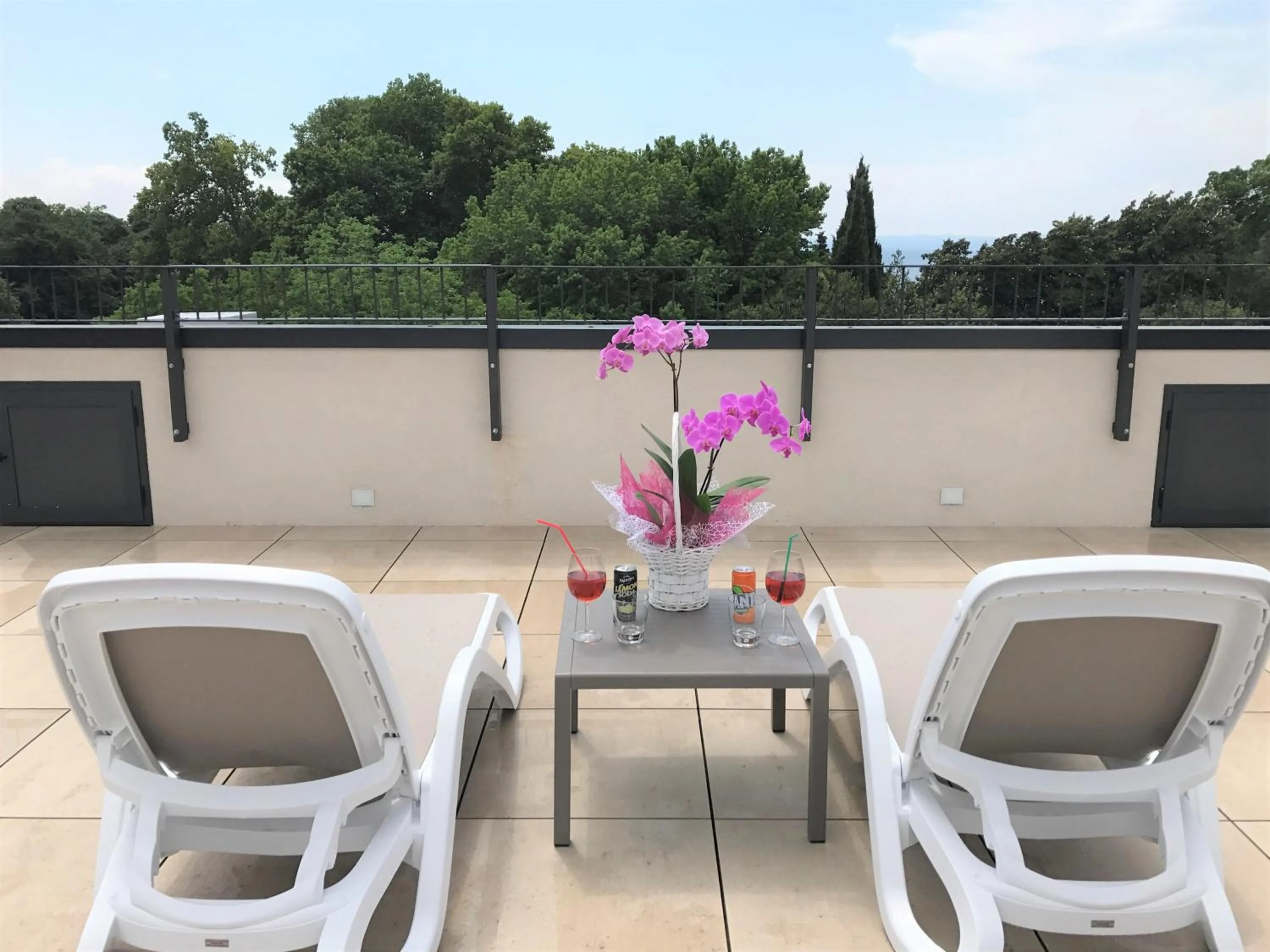 Lake view in Hotel Orchidea