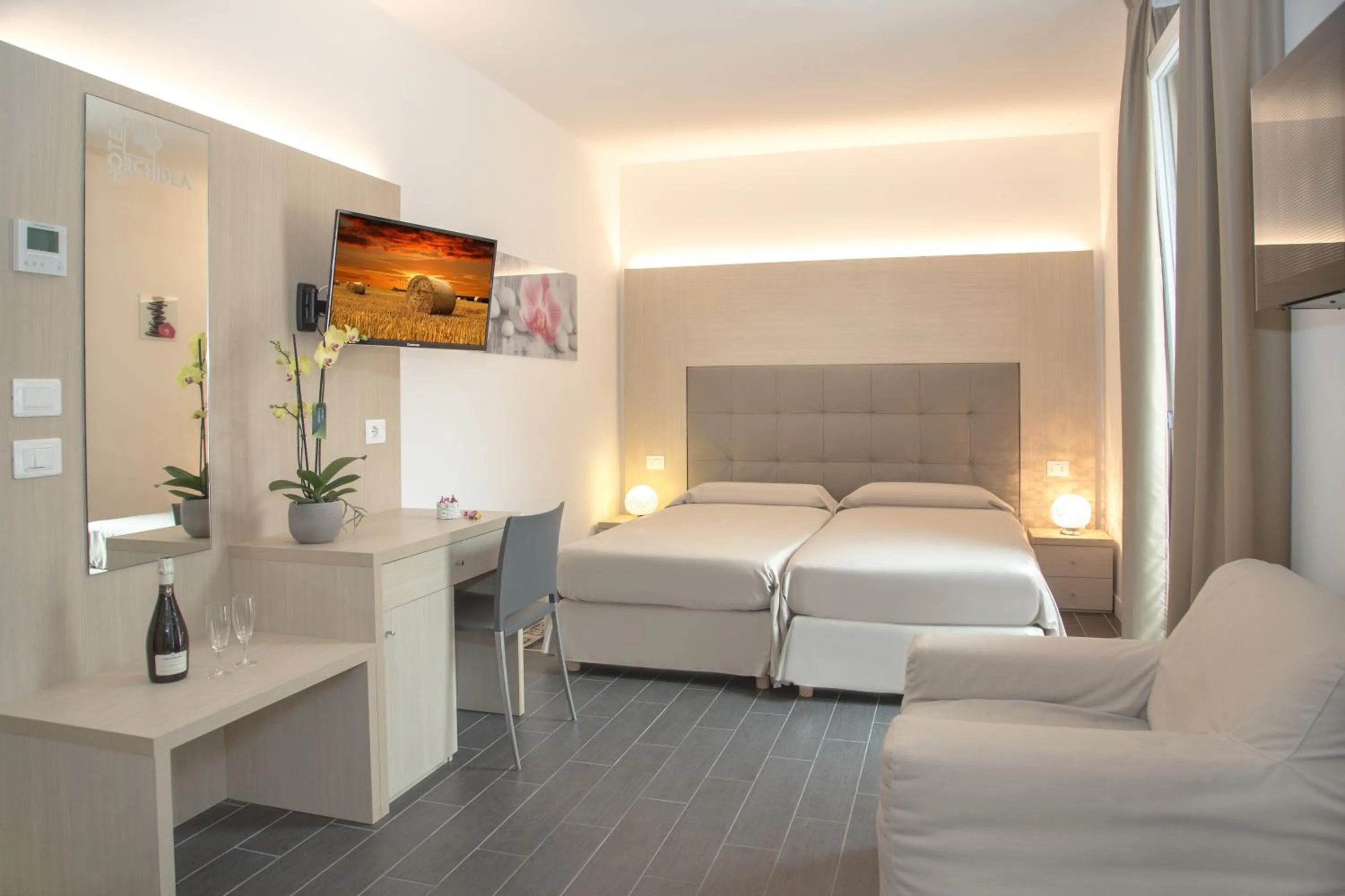 Photo of the whole room, Bed in Hotel Orchidea