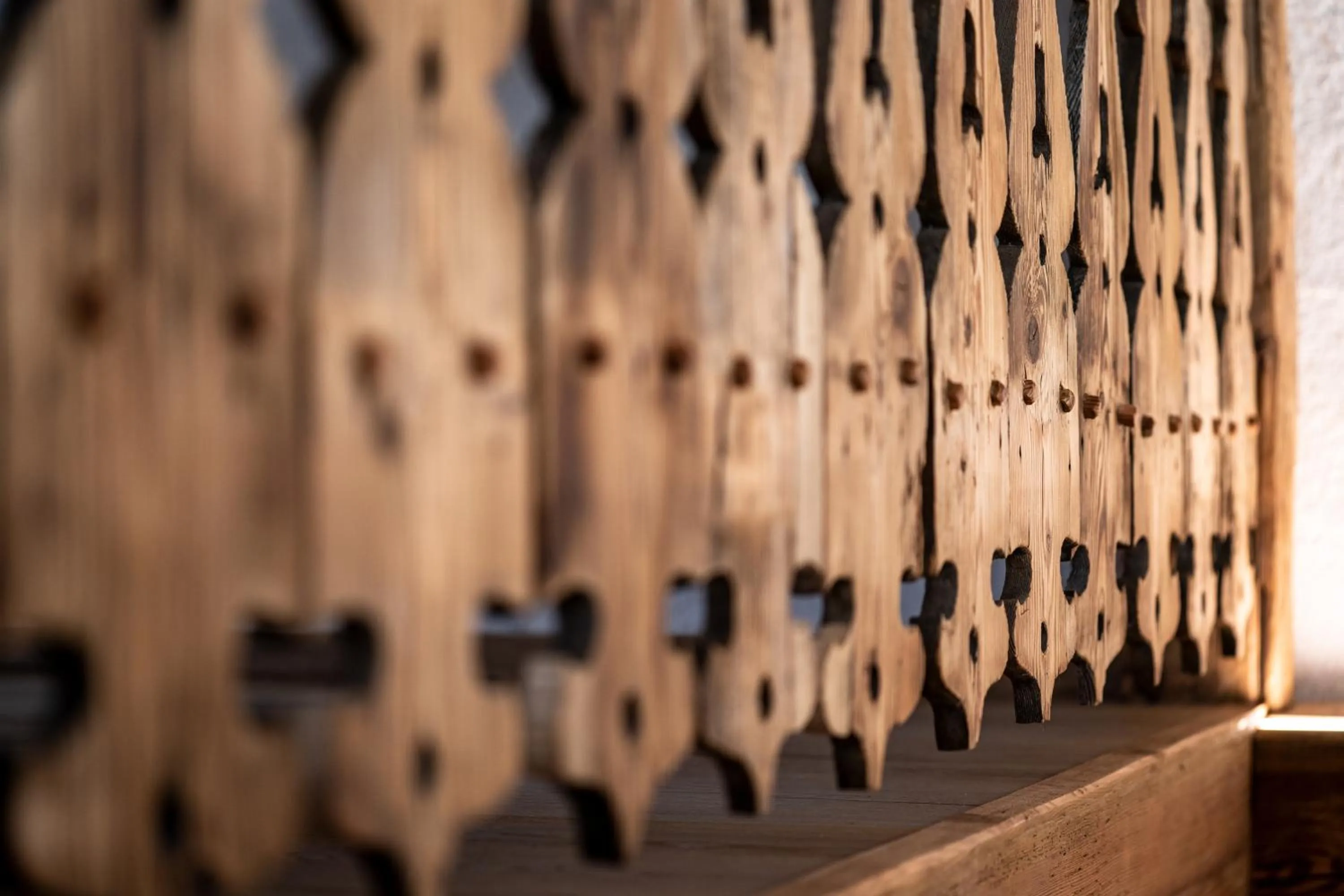 Decorative detail in Camping Catinaccio Rosengarten