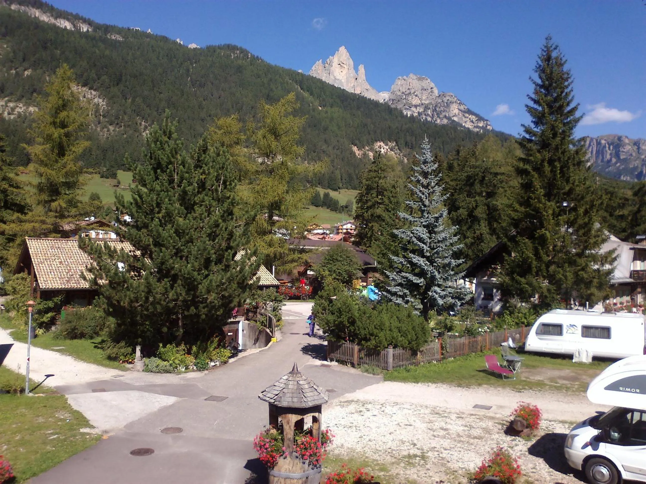 Bird's eye view in Camping Catinaccio Rosengarten