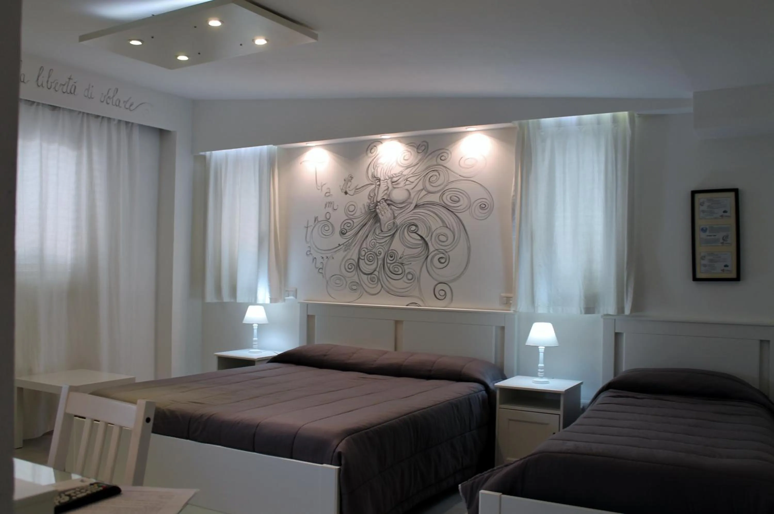 Bed in B&B Triskèles