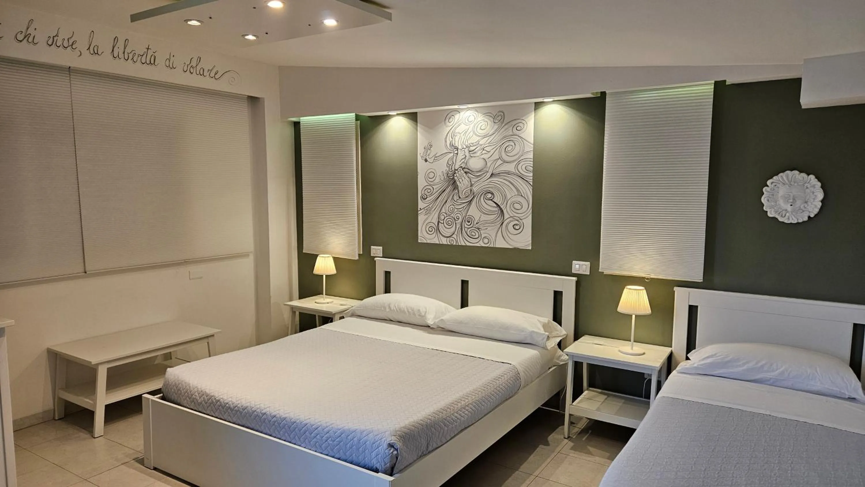 Bedroom, Bed in B&B Triskèles Adult Only