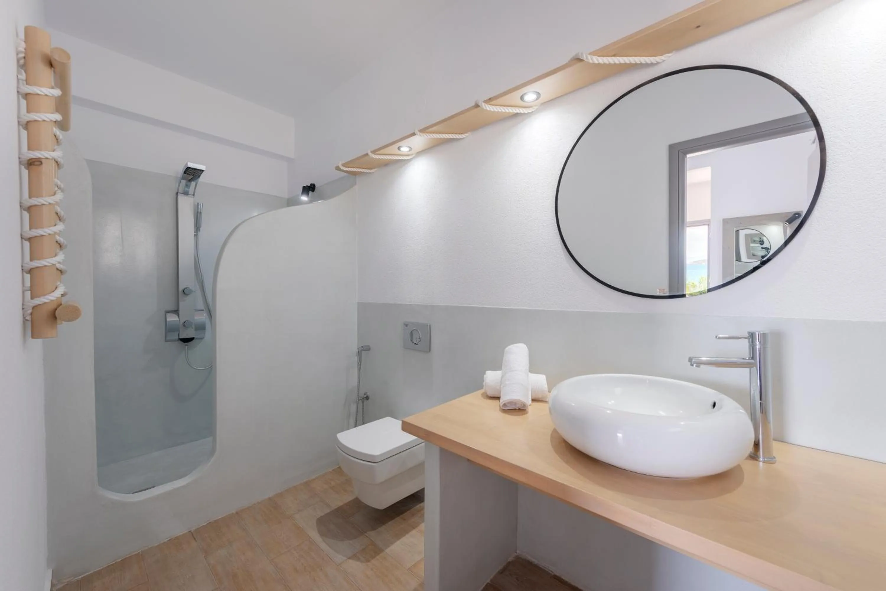 Shower in Aegean Paradiso Vacation Club - "Adults Only"