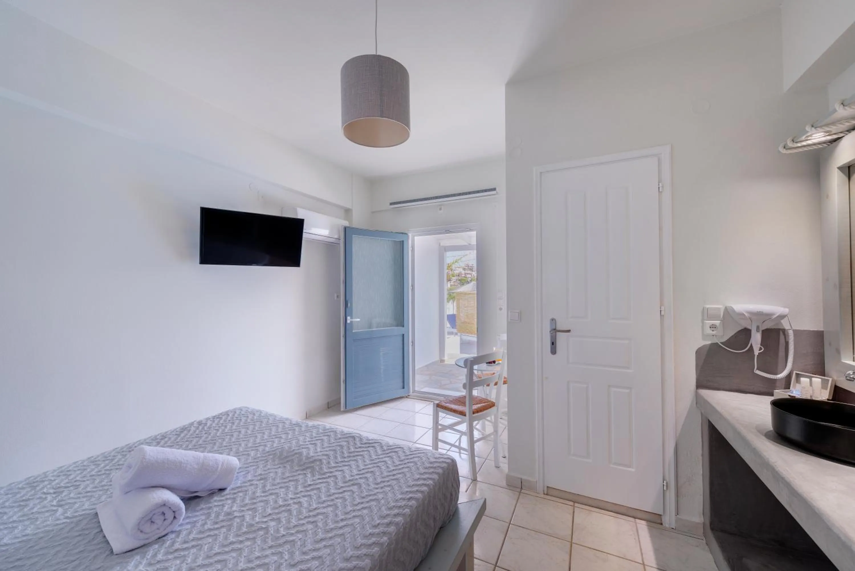 Photo of the whole room, Bed in Aegean Paradiso Vacation Club - "Adults Only"