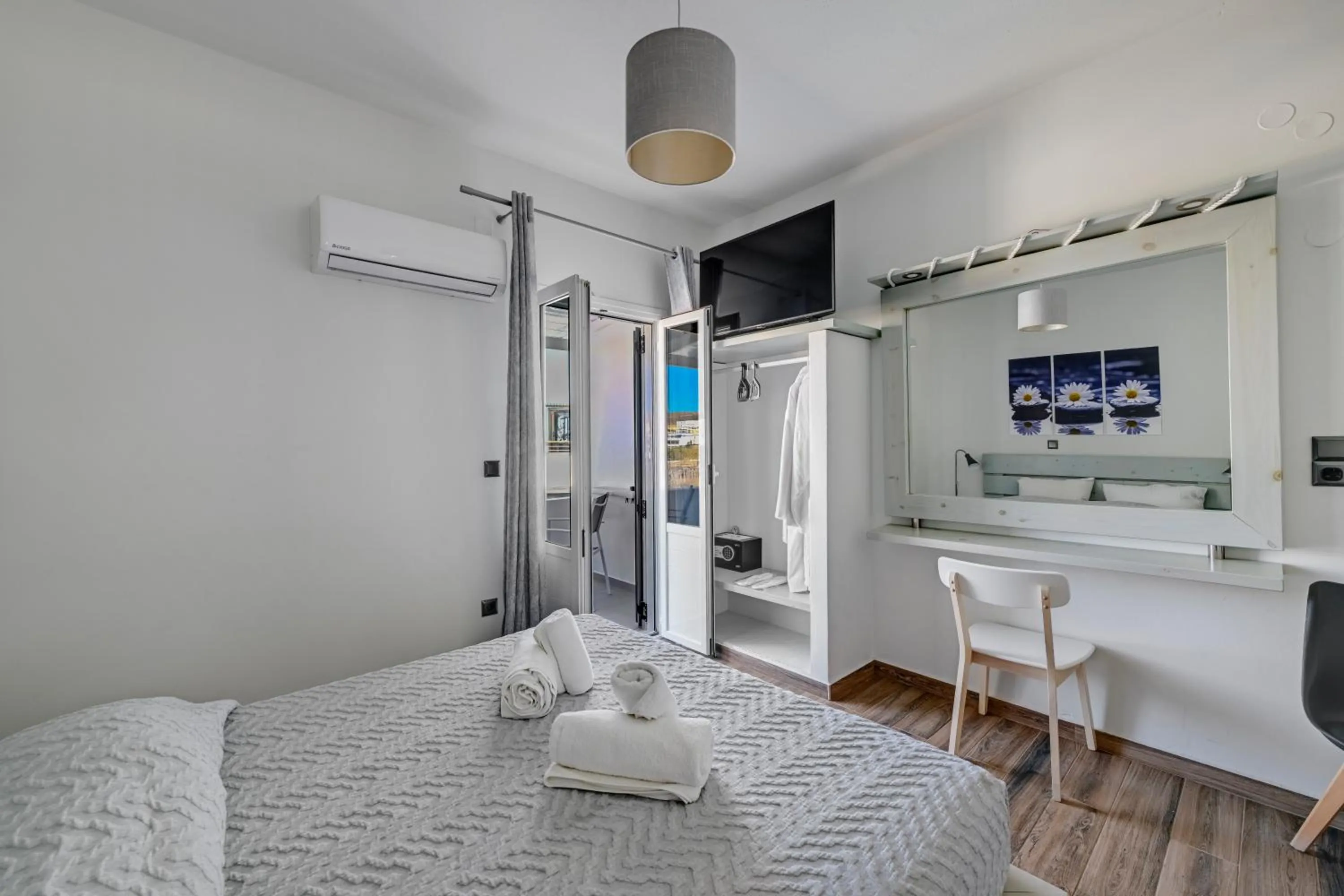 Photo of the whole room, Bed in Aegean Paradiso Vacation Club - "Adults Only"