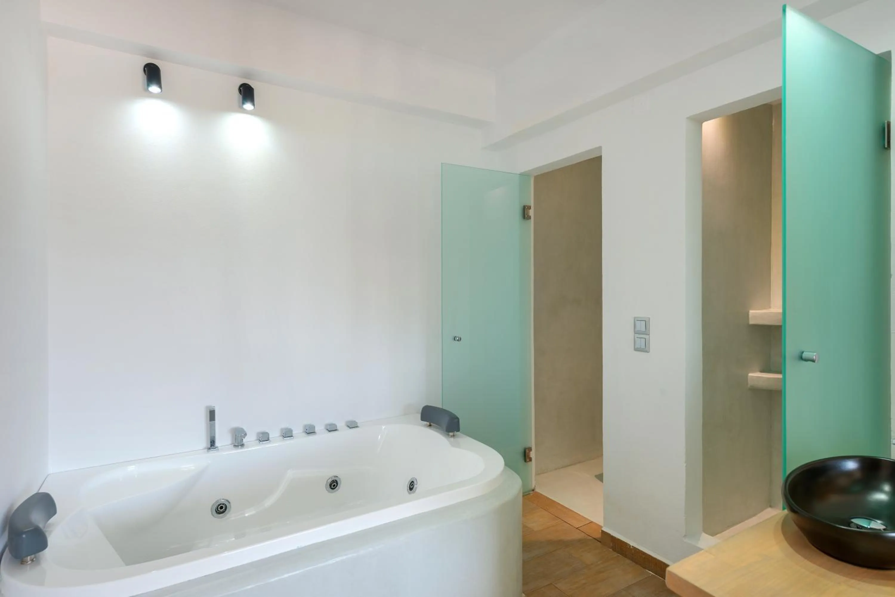 Shower in Aegean Paradiso Vacation Club - "Adults Only"