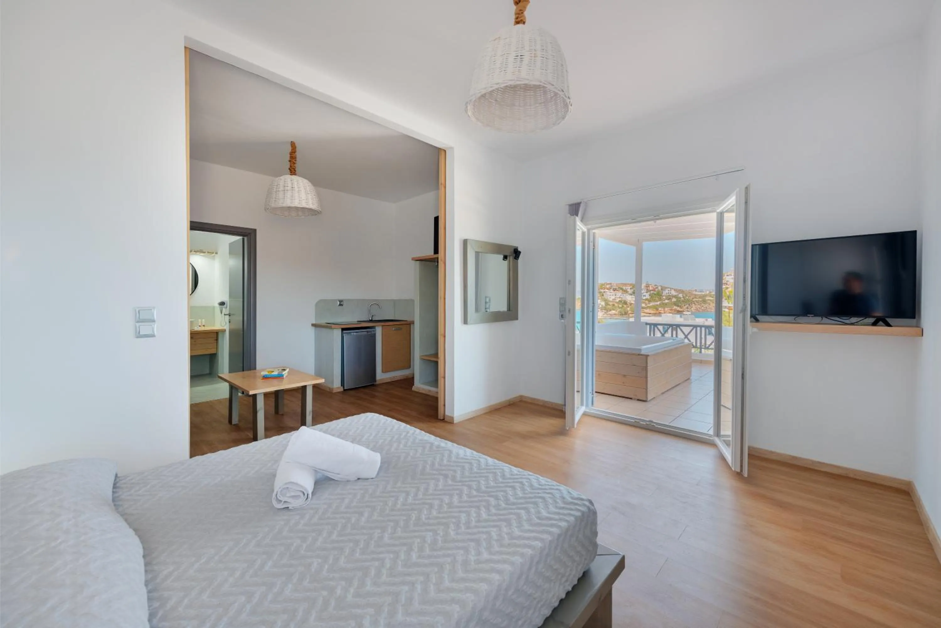 Bed in Aegean Paradiso Vacation Club - "Adults Only"