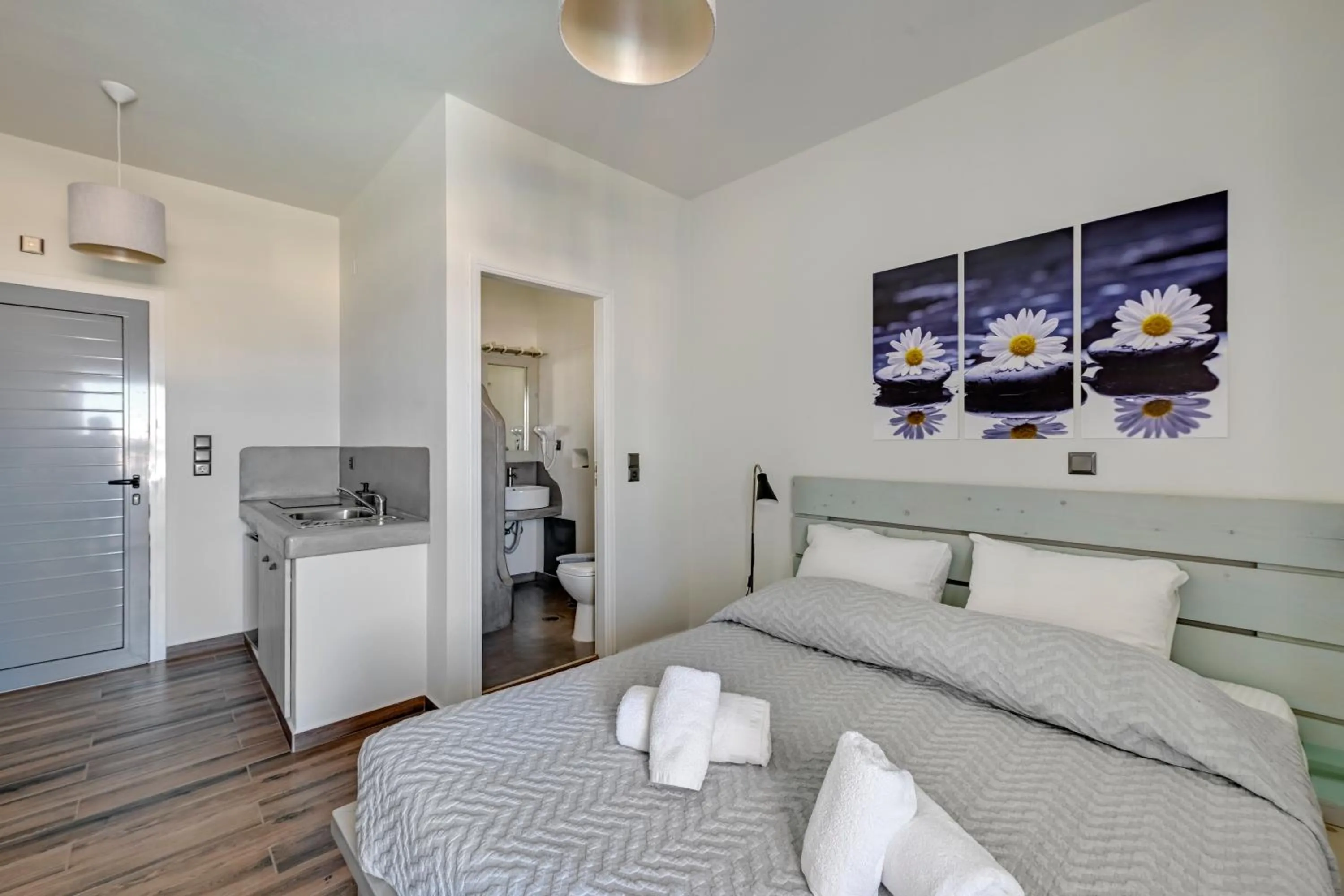 Bedroom, Bed in Aegean Paradiso Vacation Club - "Adults Only"