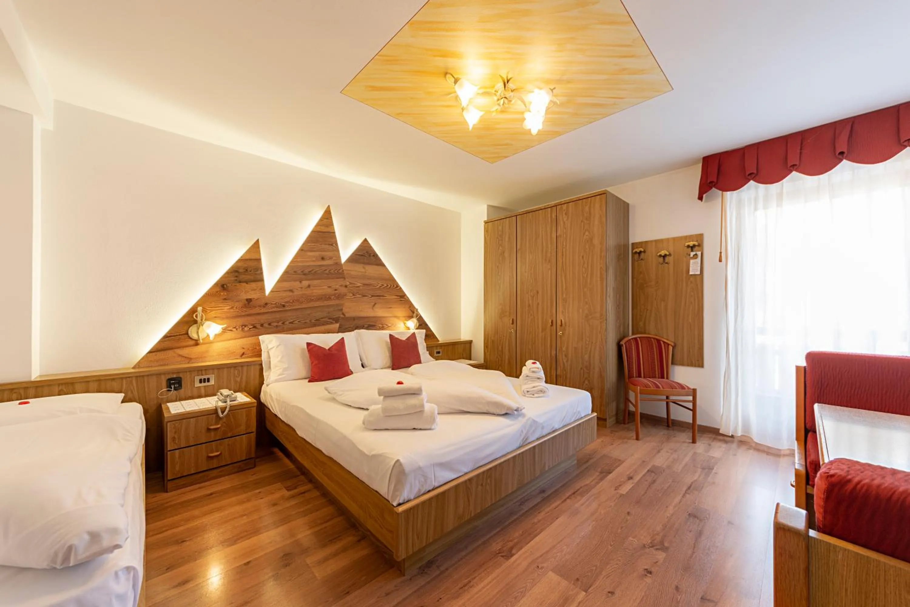 Bed in Hotel Ciampian