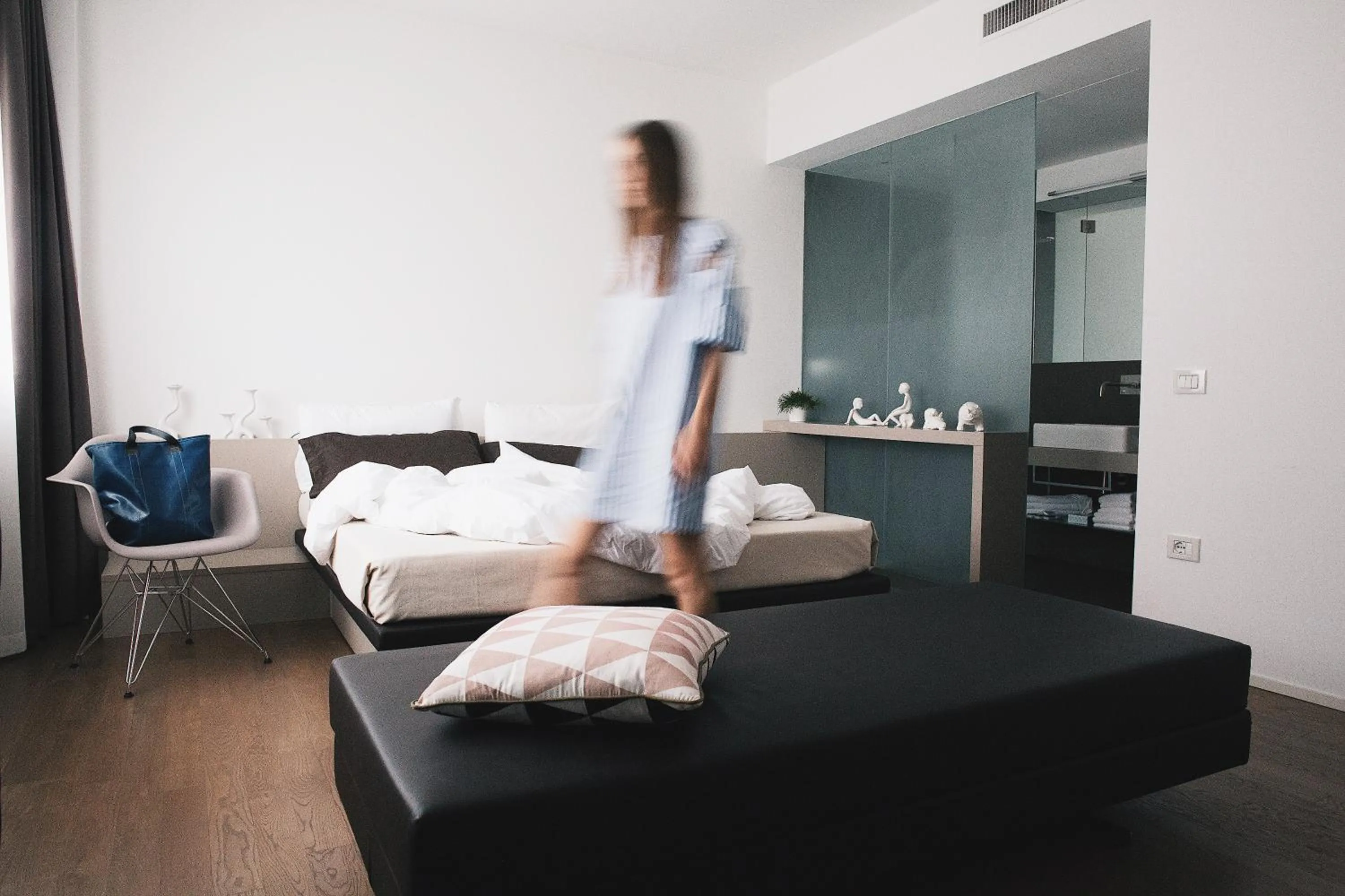 View (from property/room), Bed in Le Nove Hotel