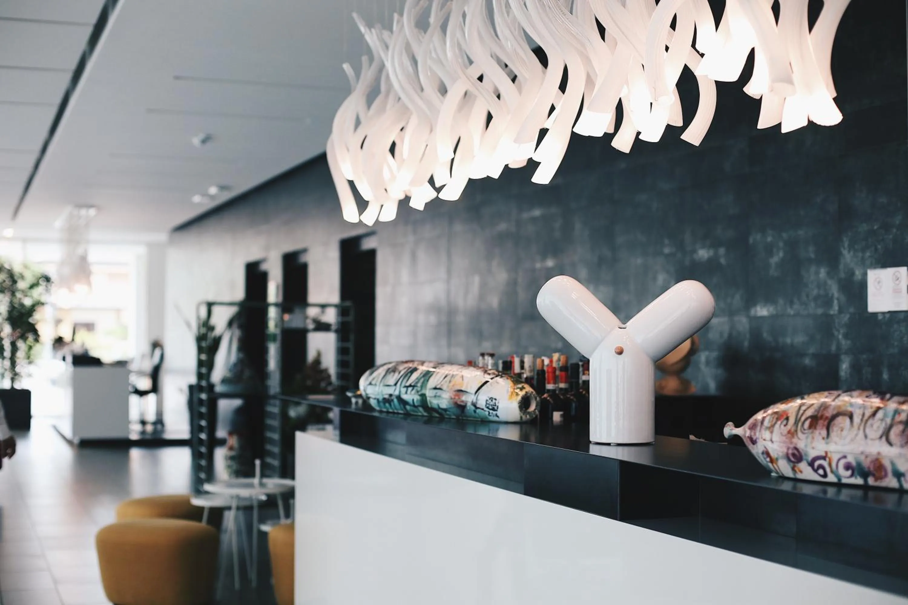 Lobby or reception in Le Nove Hotel