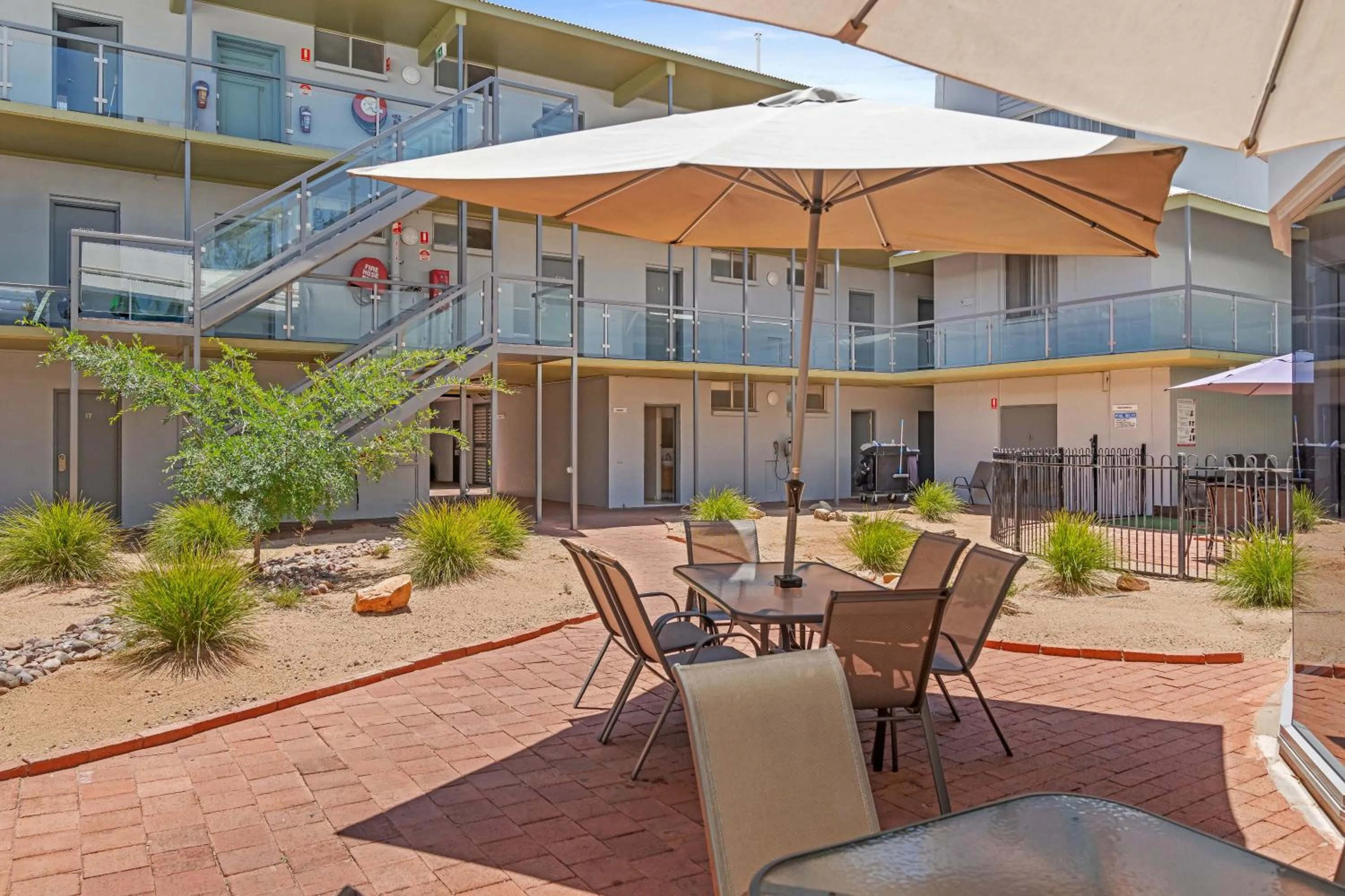 Patio in Stay at Alice Springs Hotel