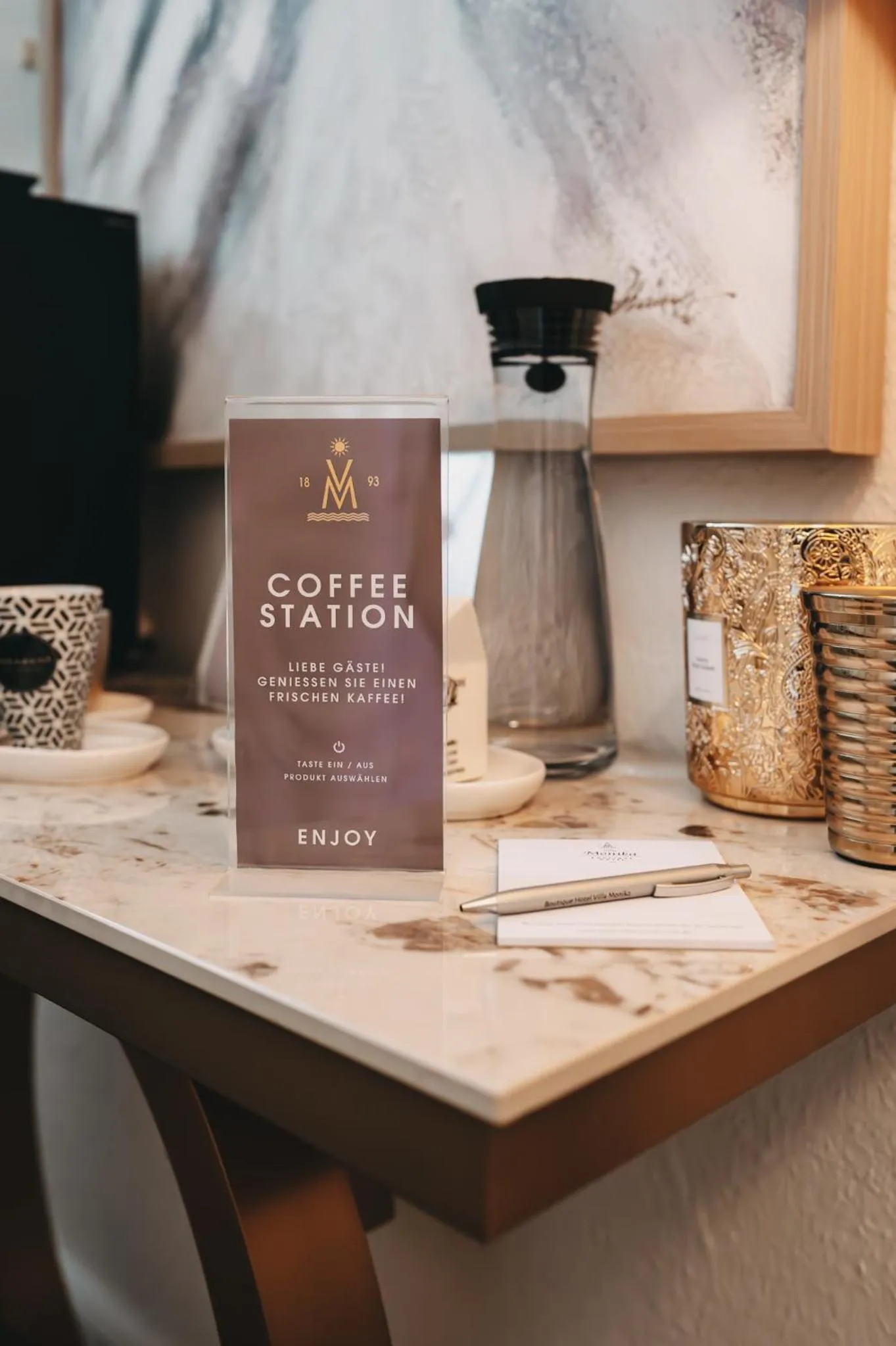 Coffee/tea facilities in Boutique Hotel Villa Monika