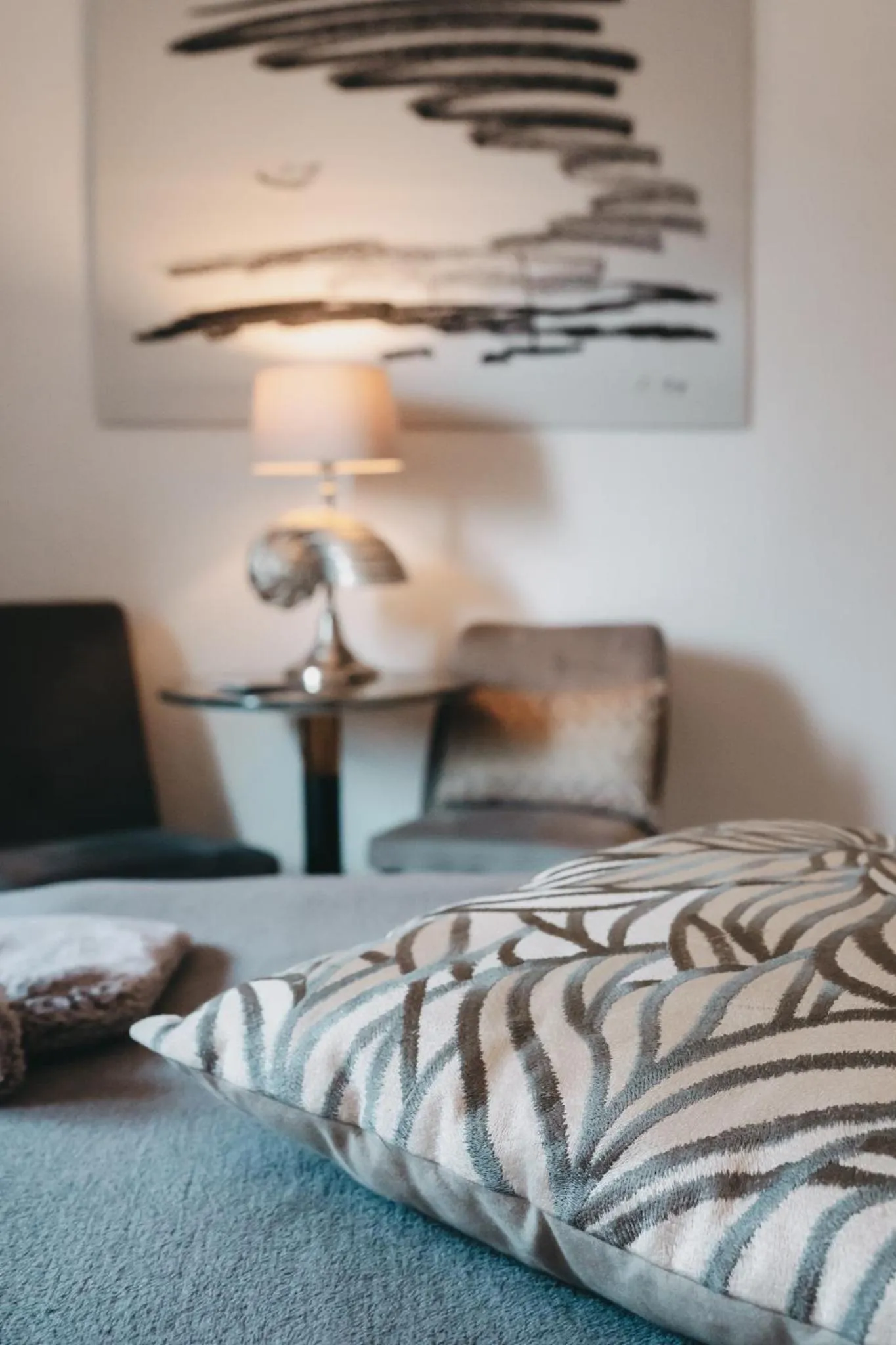 Seating area, Bed in Boutique Hotel Villa Monika