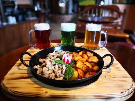 Food and drinks in Hotel Zvezda