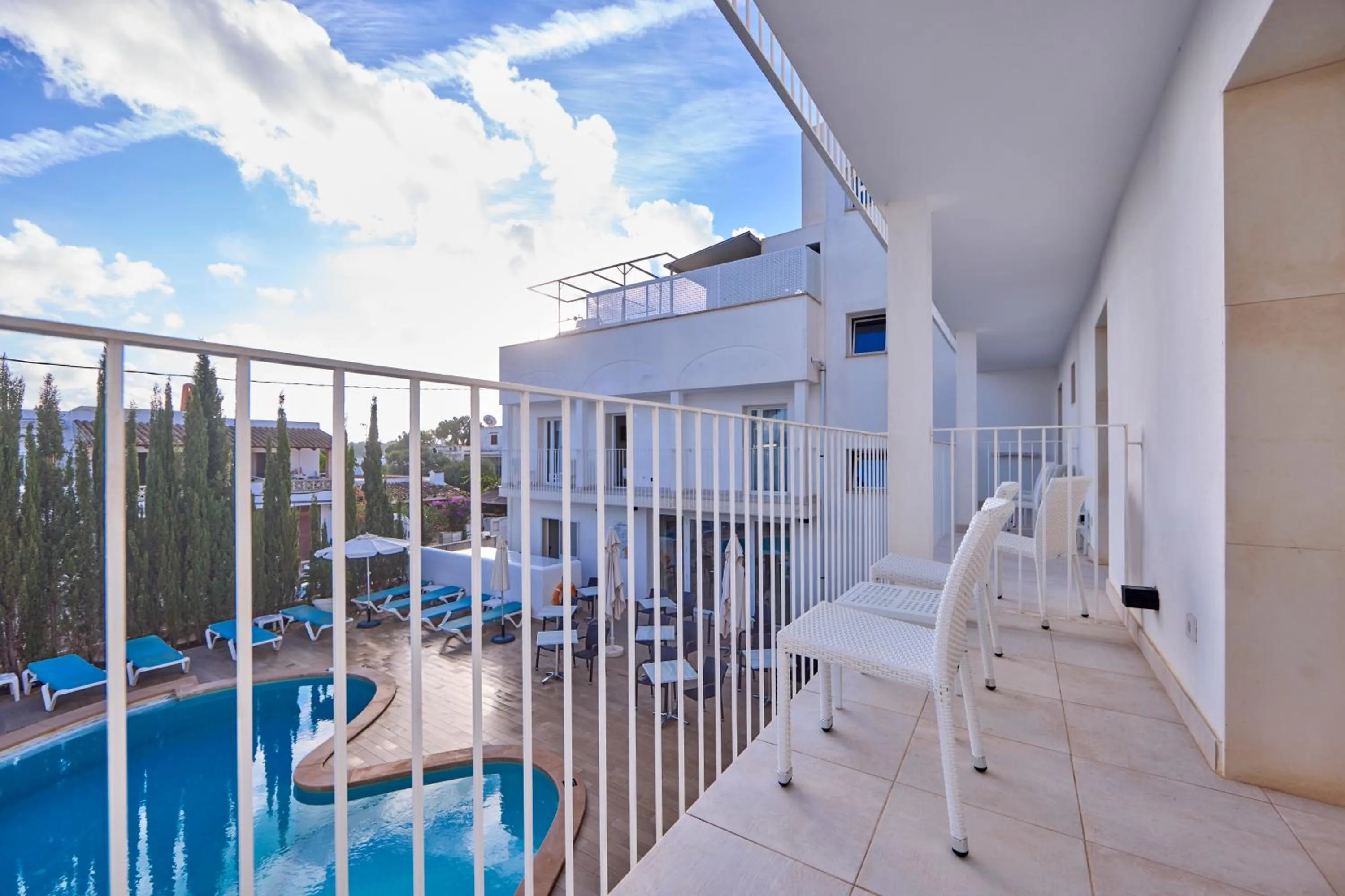 Balcony/Terrace in INNER Hotel Rupit "Adults Only"