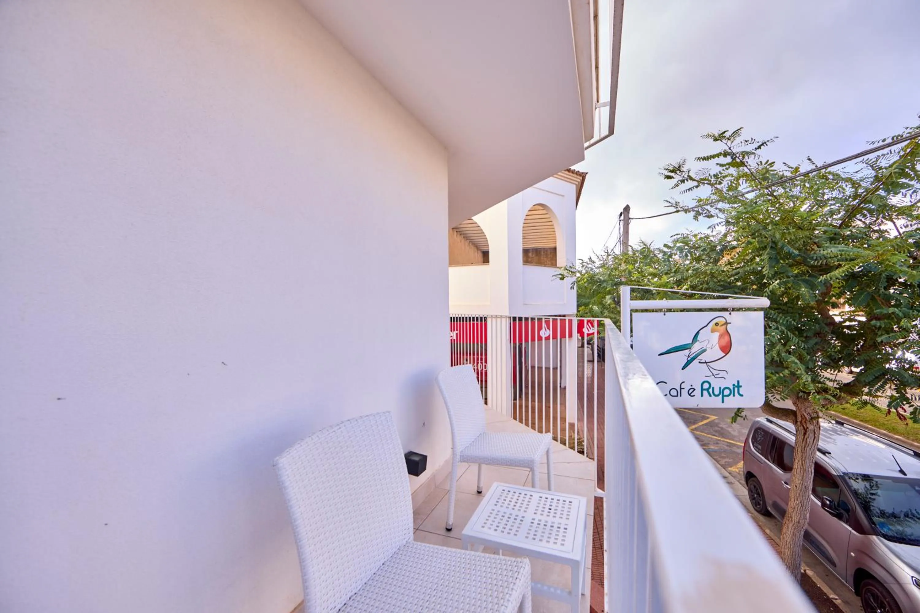 Balcony/Terrace in INNER Hotel Rupit "Adults Only"