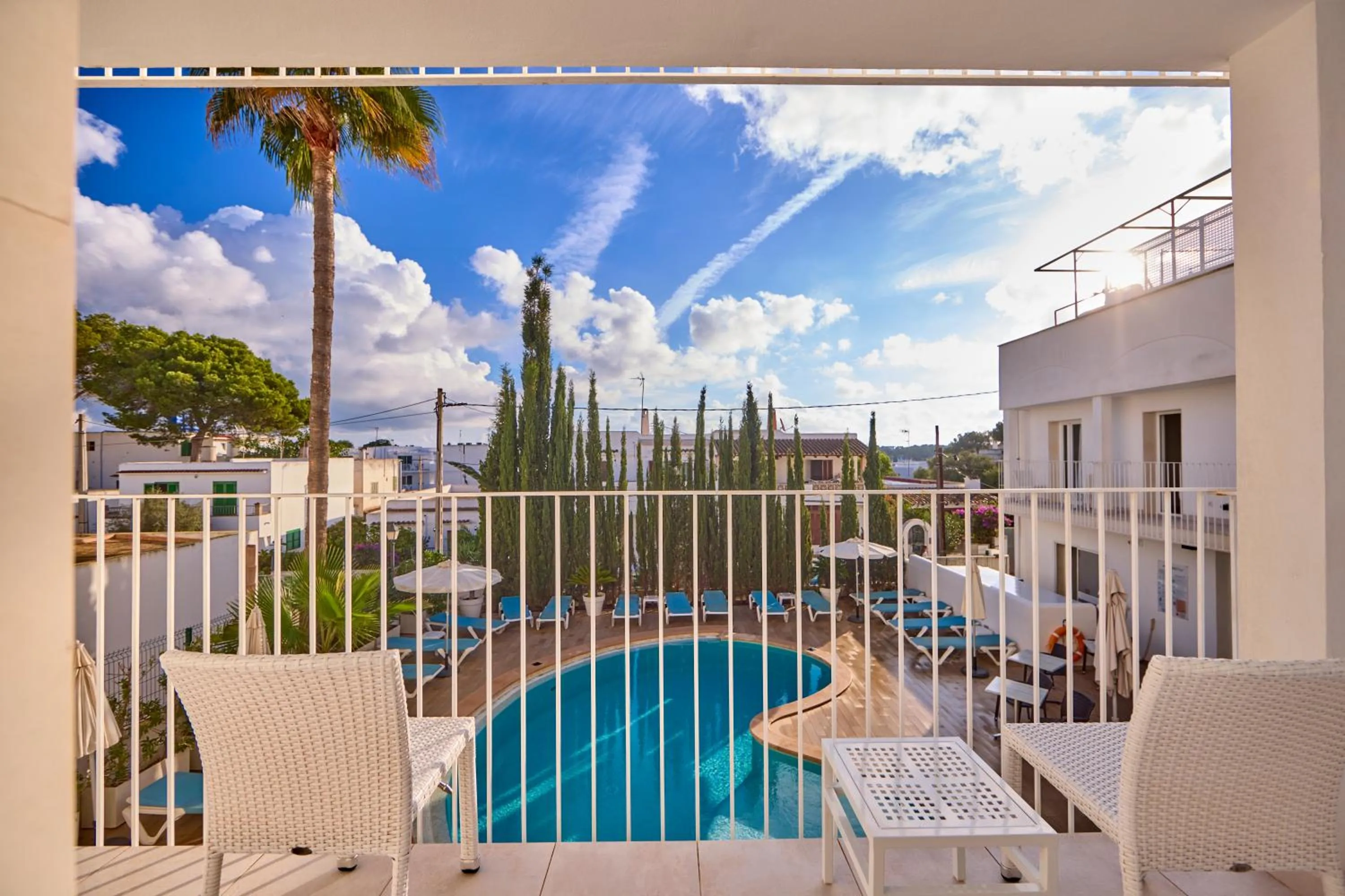 Balcony/Terrace in INNER Hotel Rupit "Adults Only"