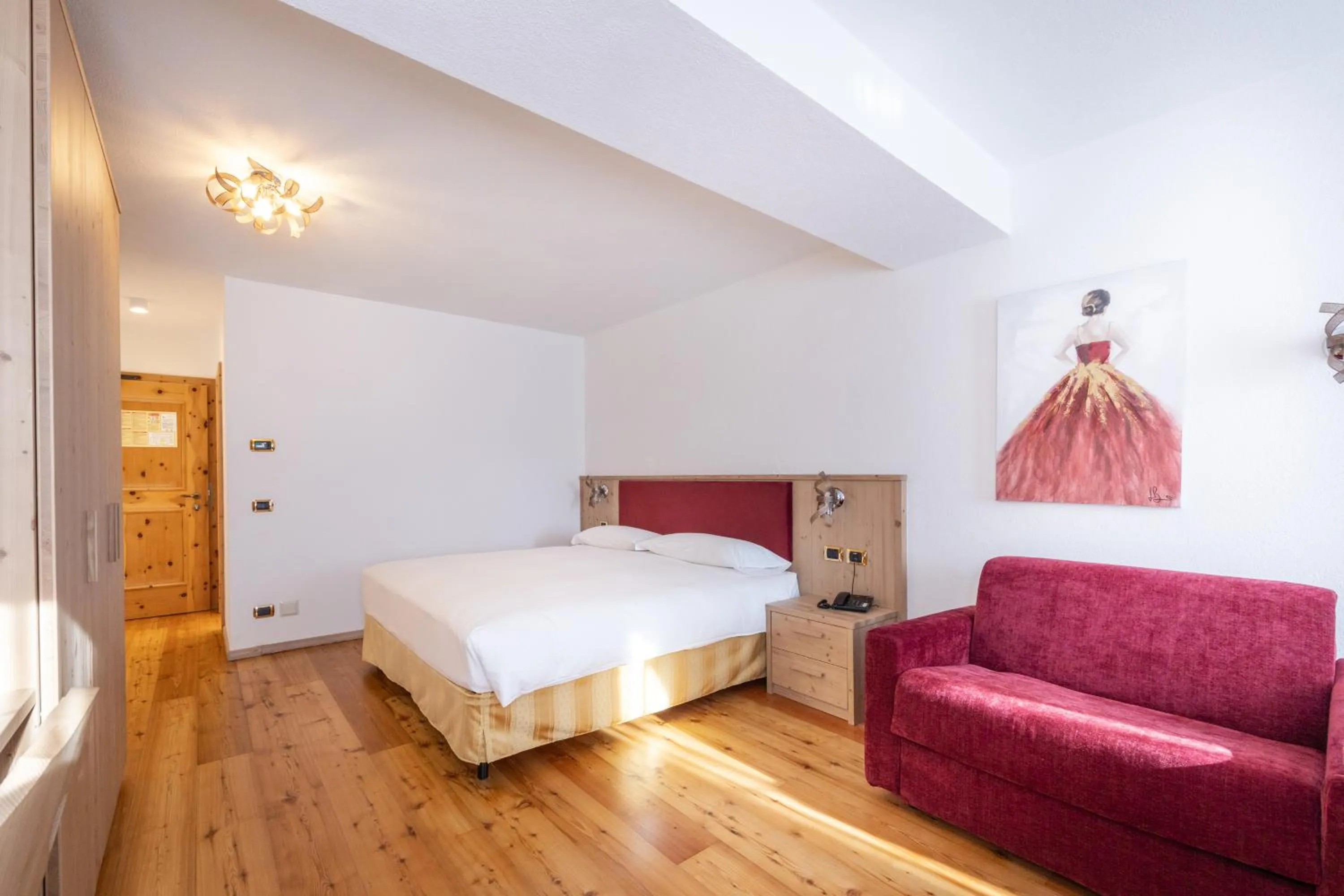 Bed in Hotel Stalon Alpine Chic