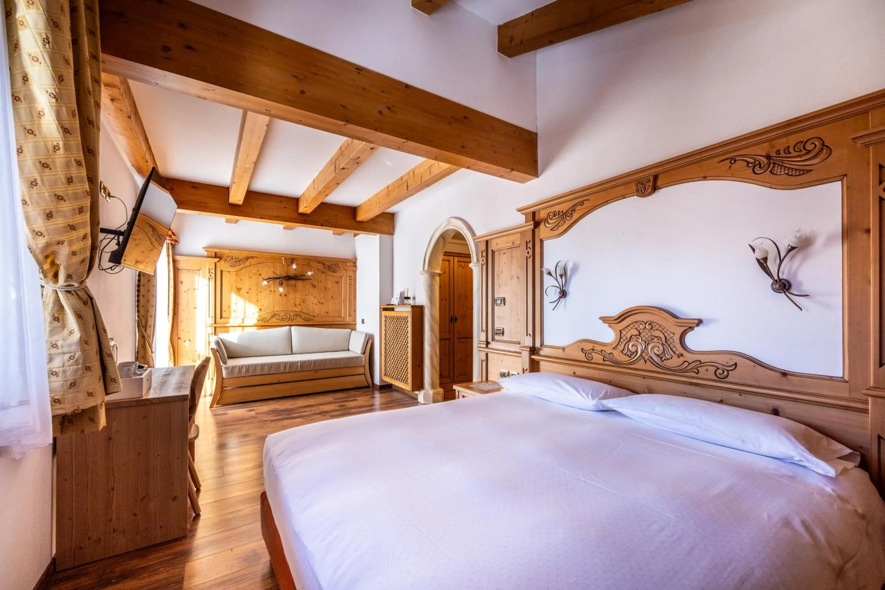 Bed in Hotel Stalon Alpine Chic