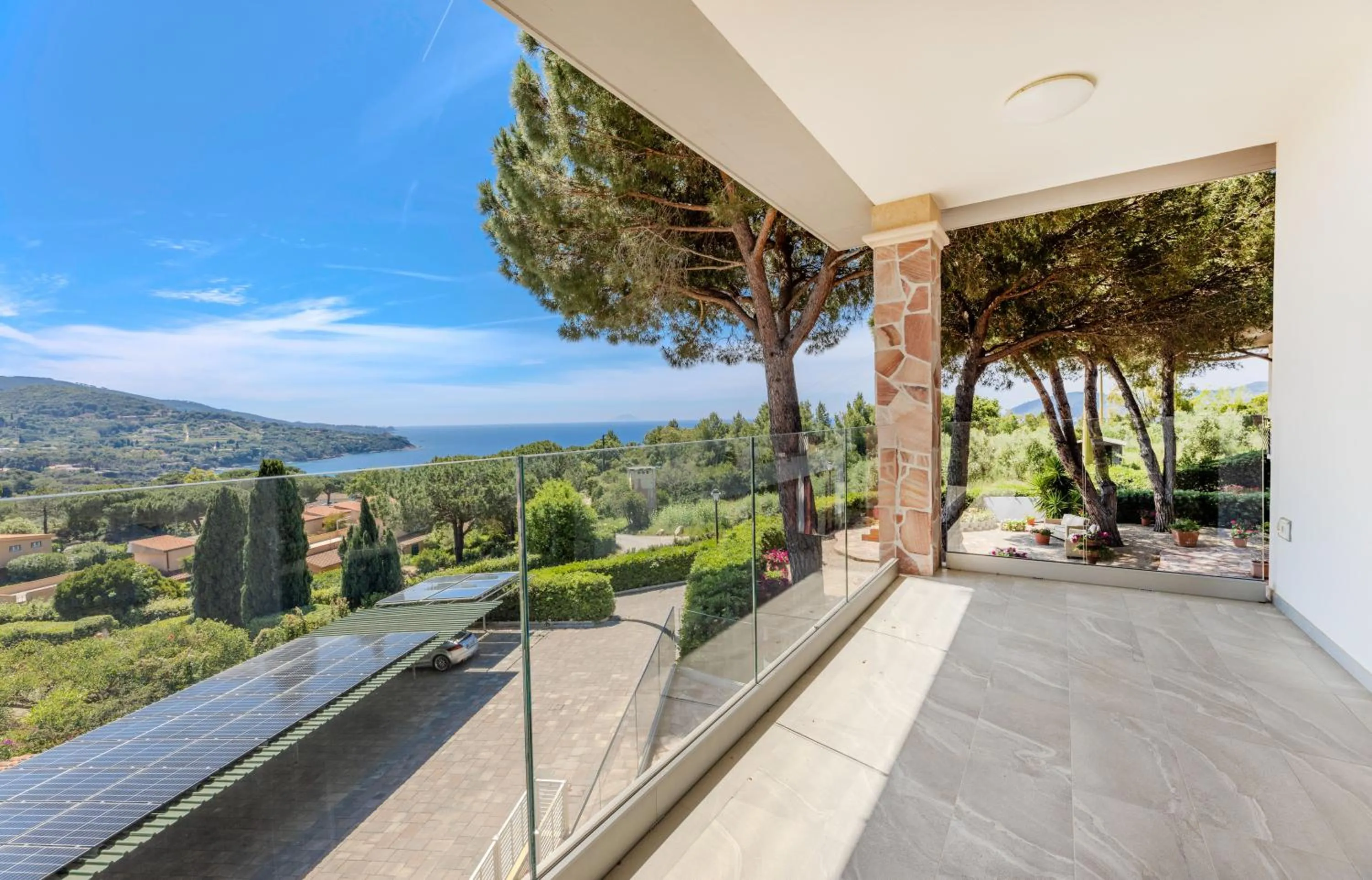 Natural landscape in Villa Capitorsola