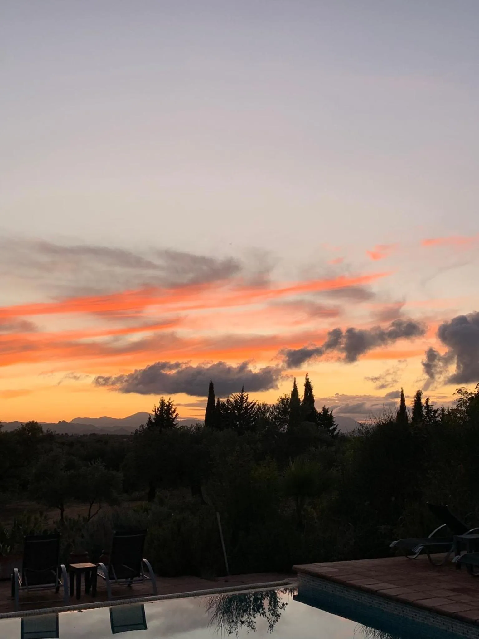 Sunset in La Guzmana de Ronda