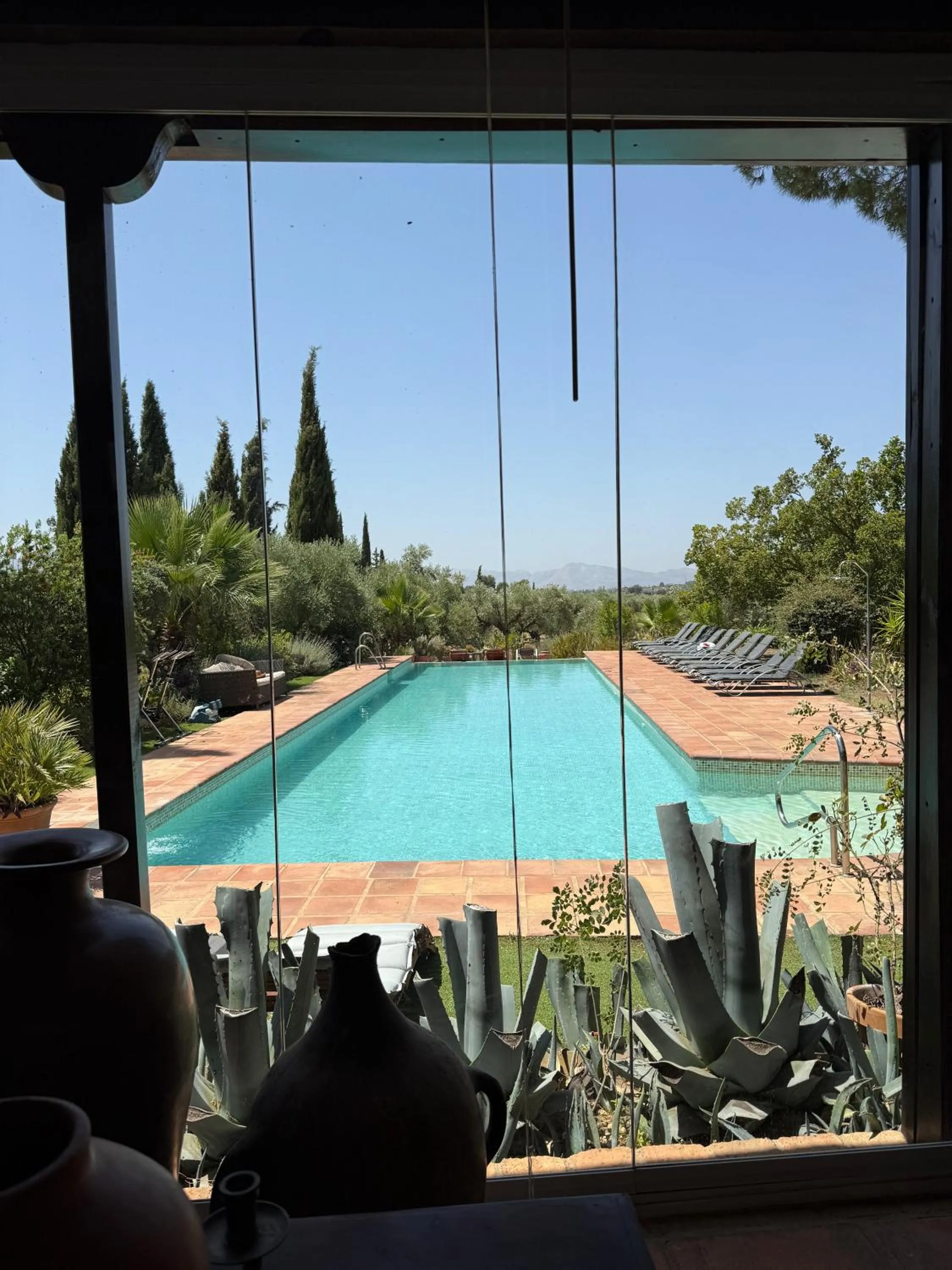 Garden view in La Guzmana de Ronda