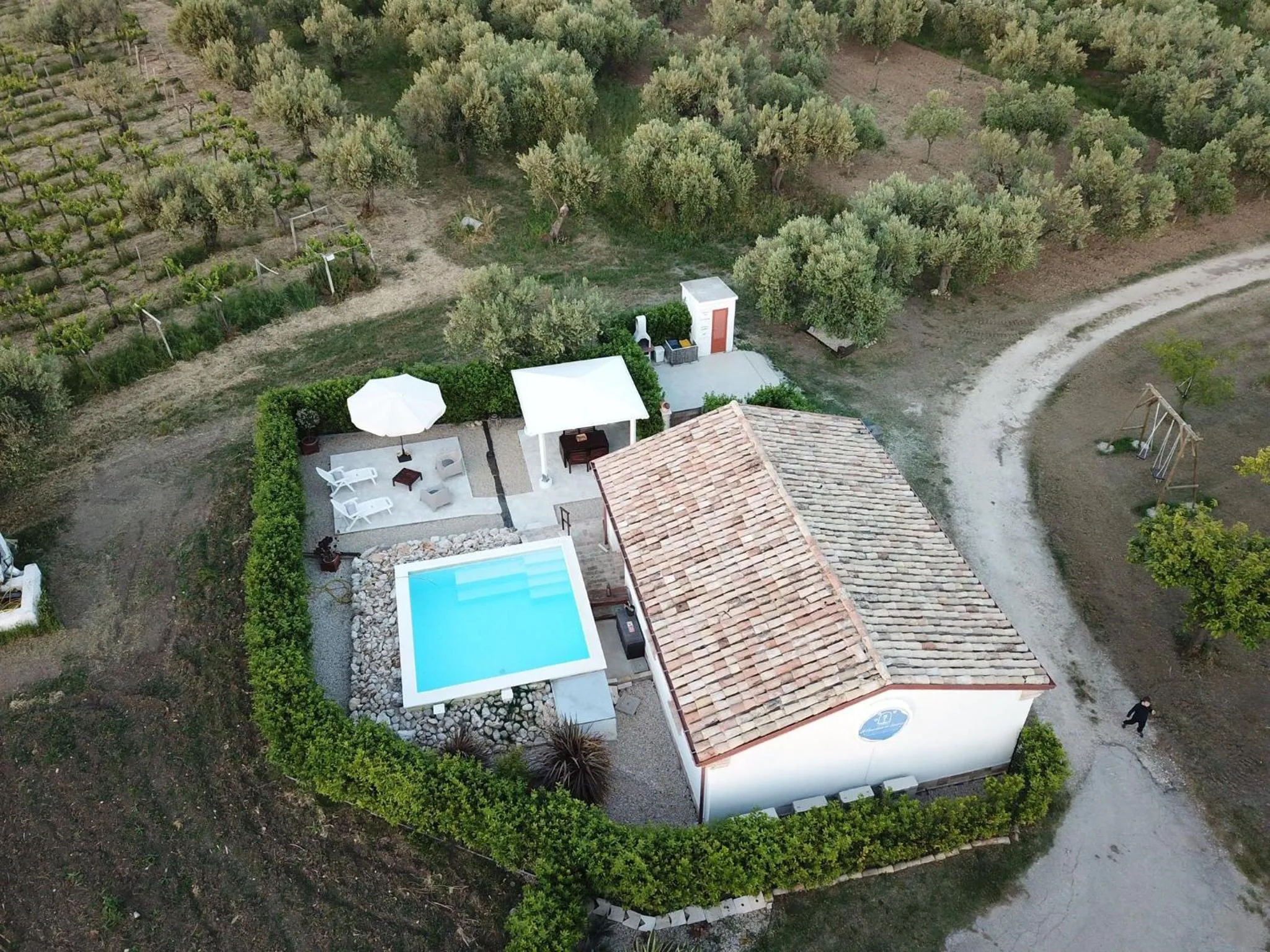 Bird's eye view in Il Giardino Di Epicuro