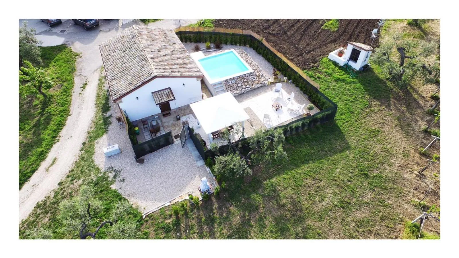 Bird's eye view in Il Giardino Di Epicuro