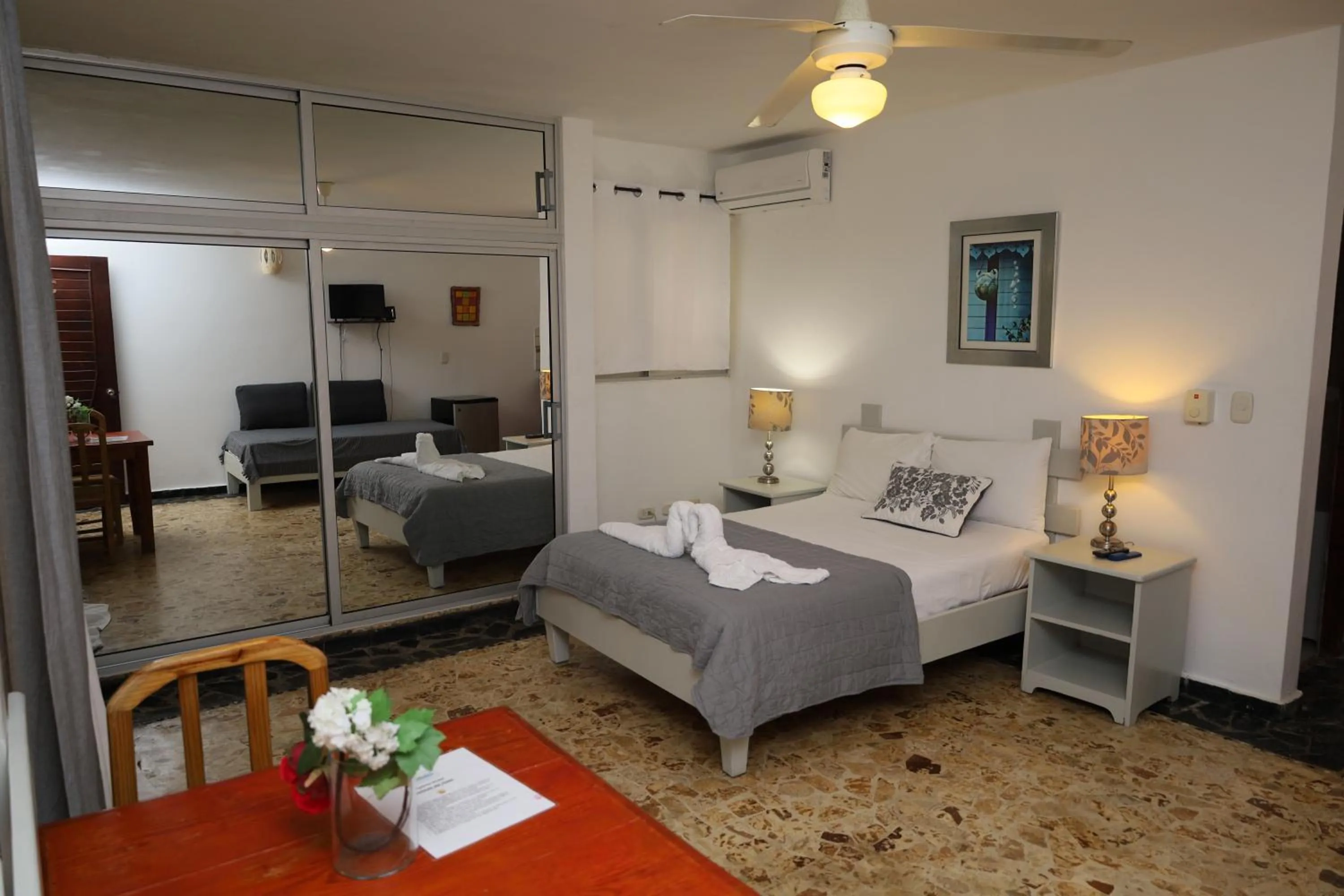 Bed in Aparta-Hotel Villa Baya