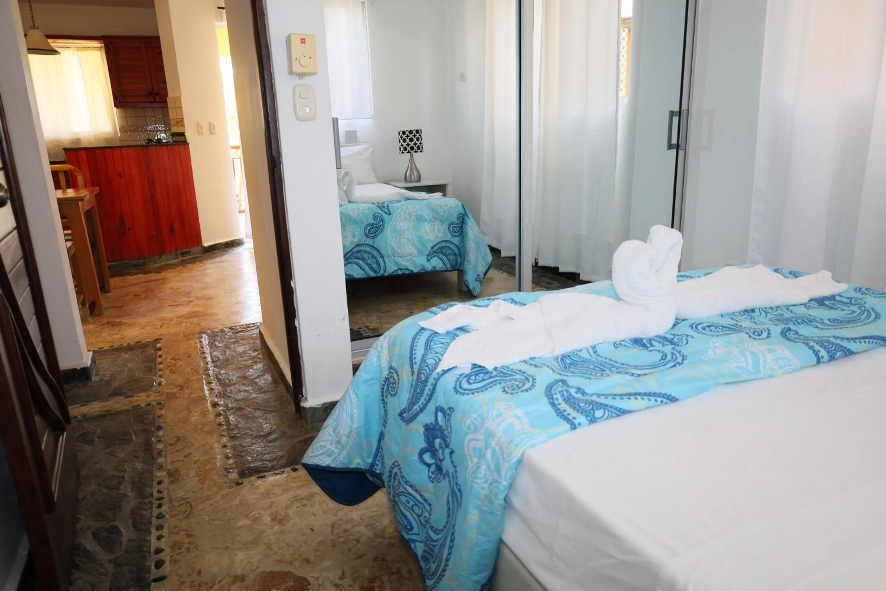 Bed in Aparta-Hotel Villa Baya