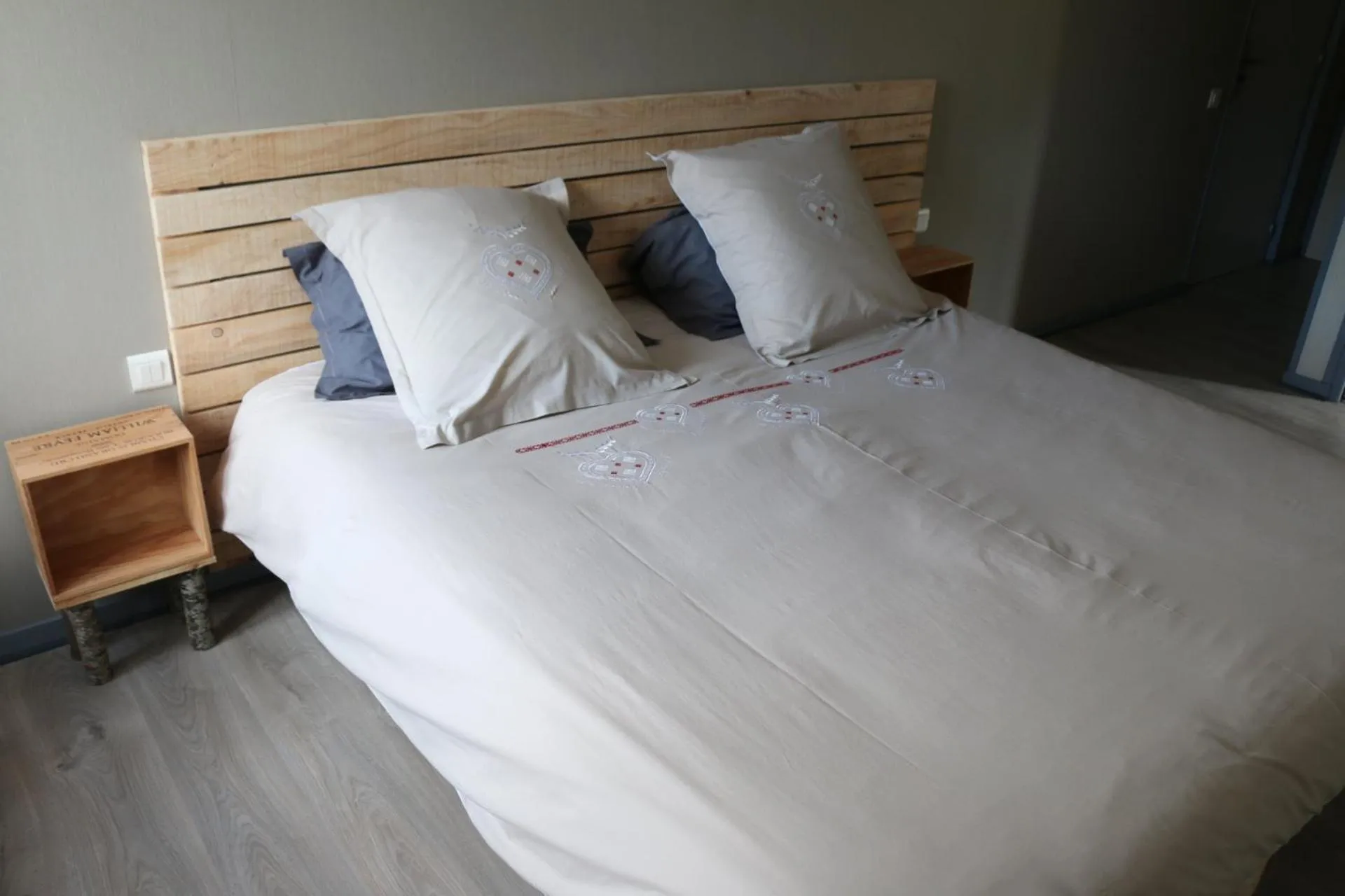 Bed in Chambres et table d’hôtes le Barret