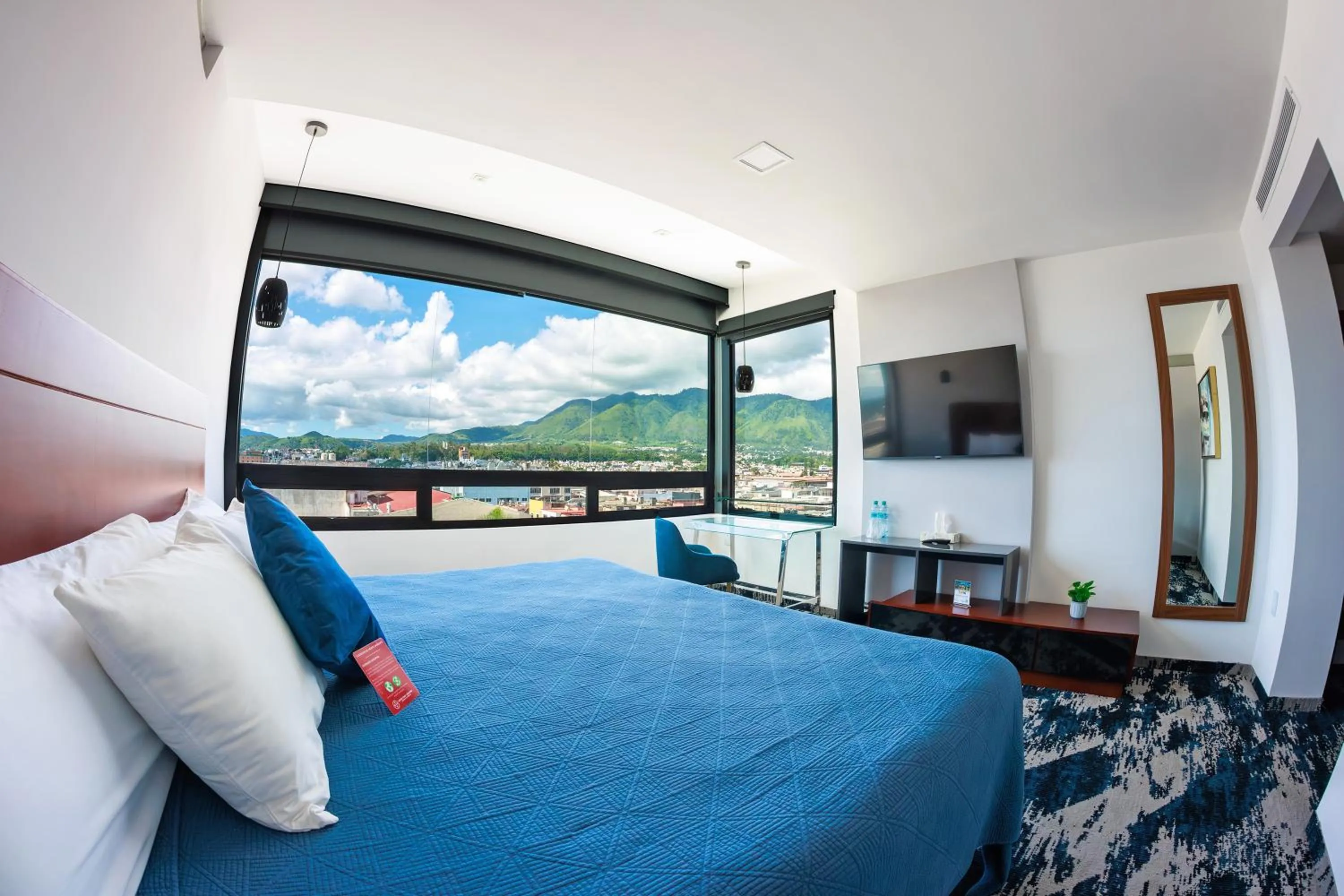 Bed in Hotel Fray Junipero Serra