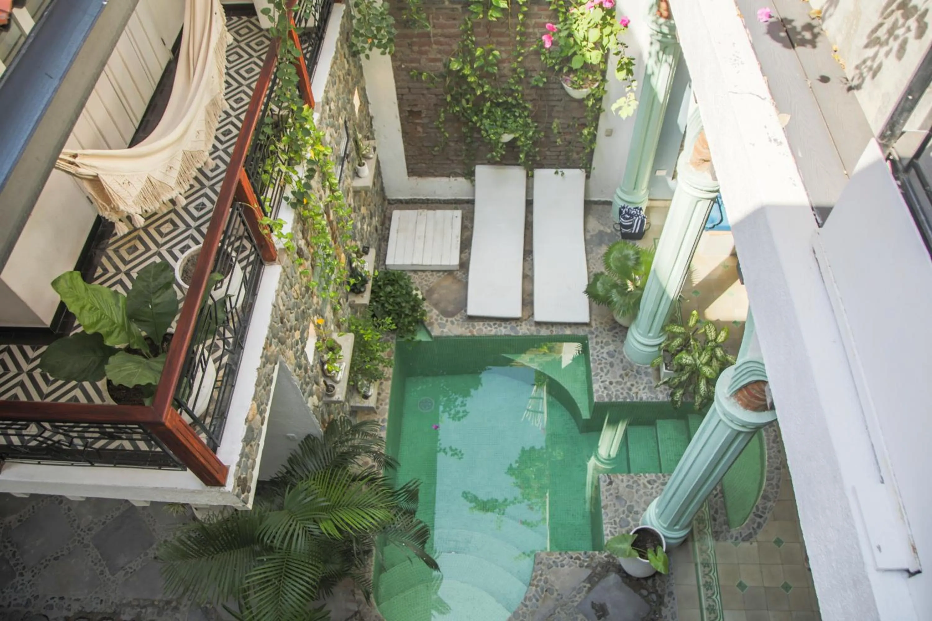 Patio in Casa Verde Boutique Hotel