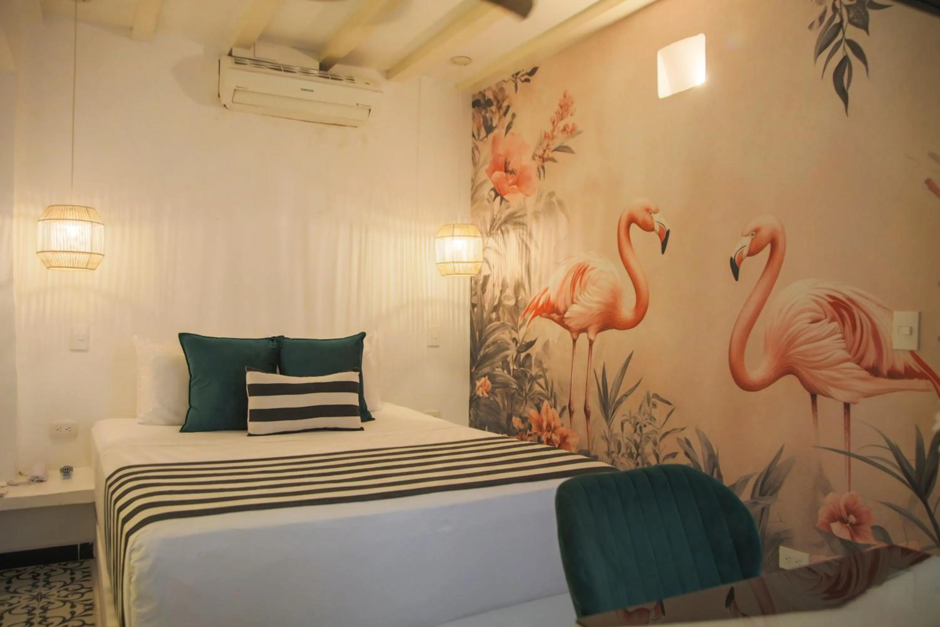 Bed in Casa Verde Boutique Hotel