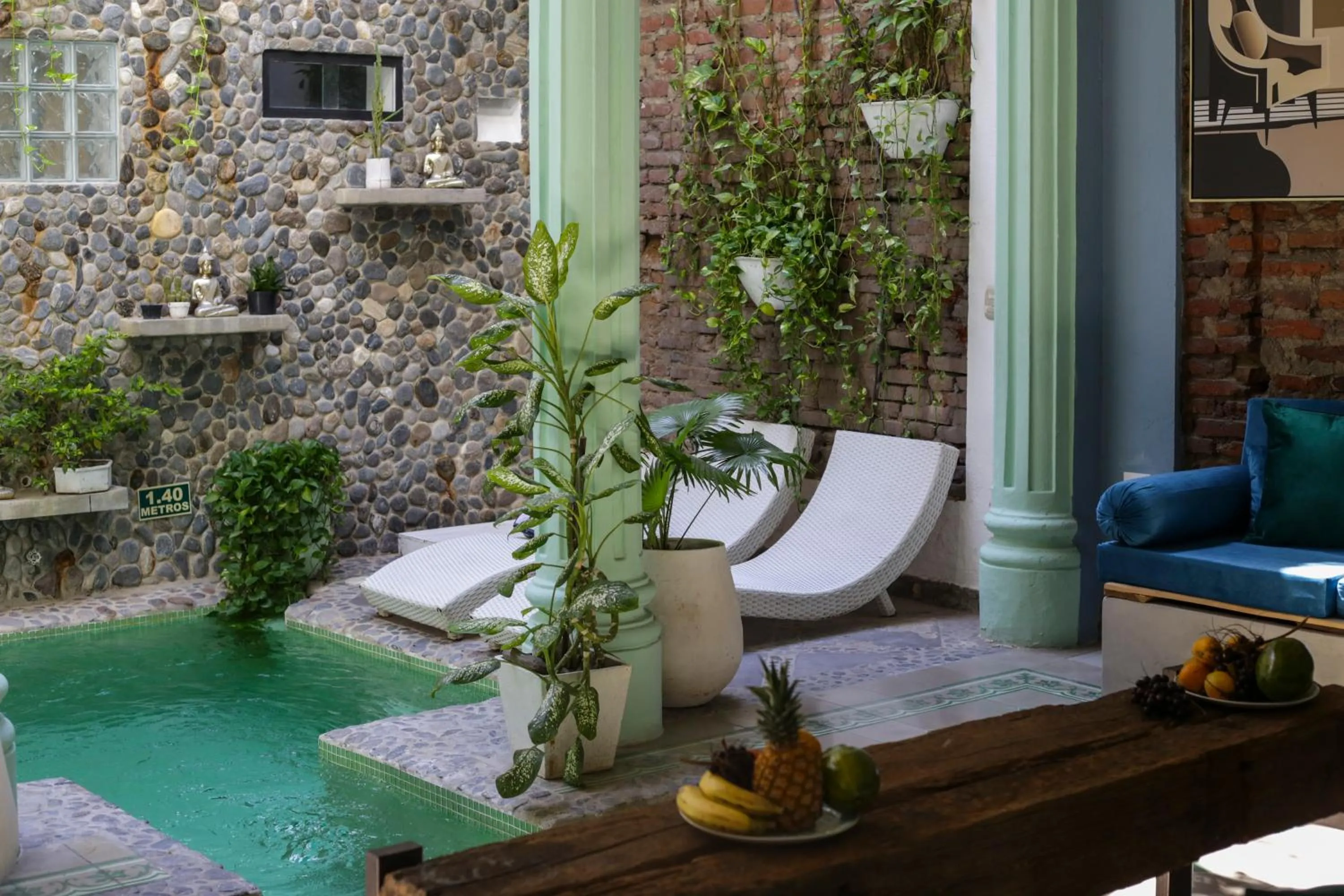 Patio in Casa Verde Boutique Hotel