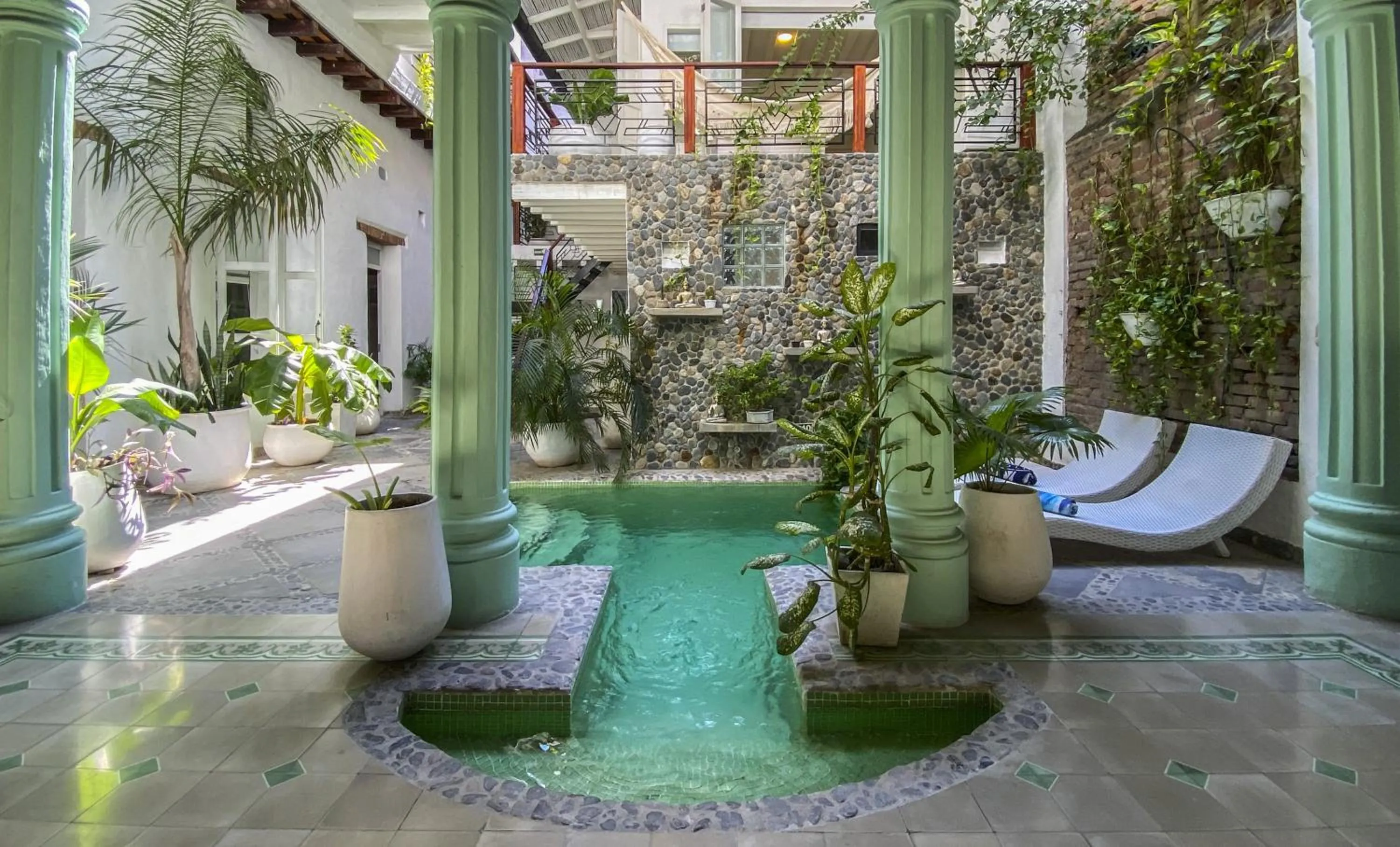 Patio in Casa Verde Boutique Hotel