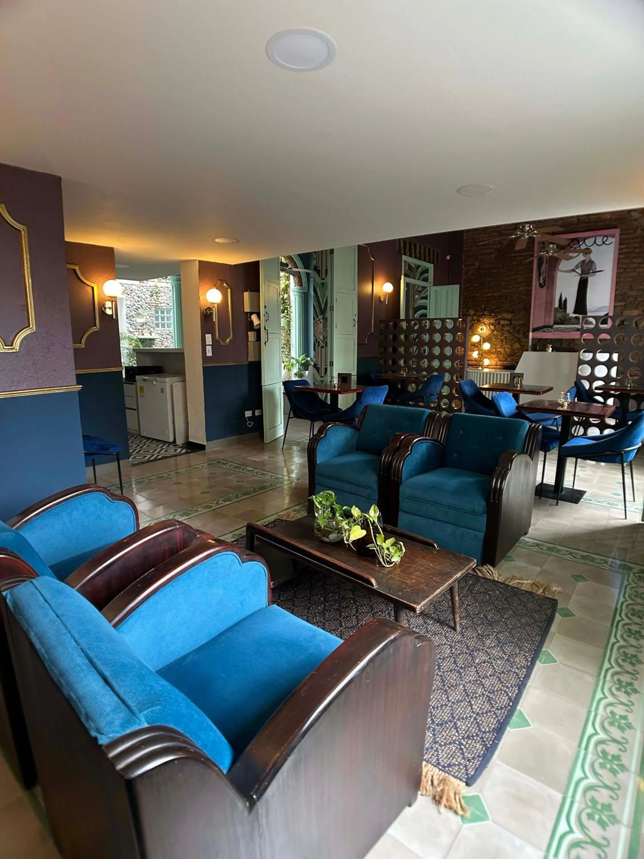 Seating area in Casa Verde Boutique Hotel