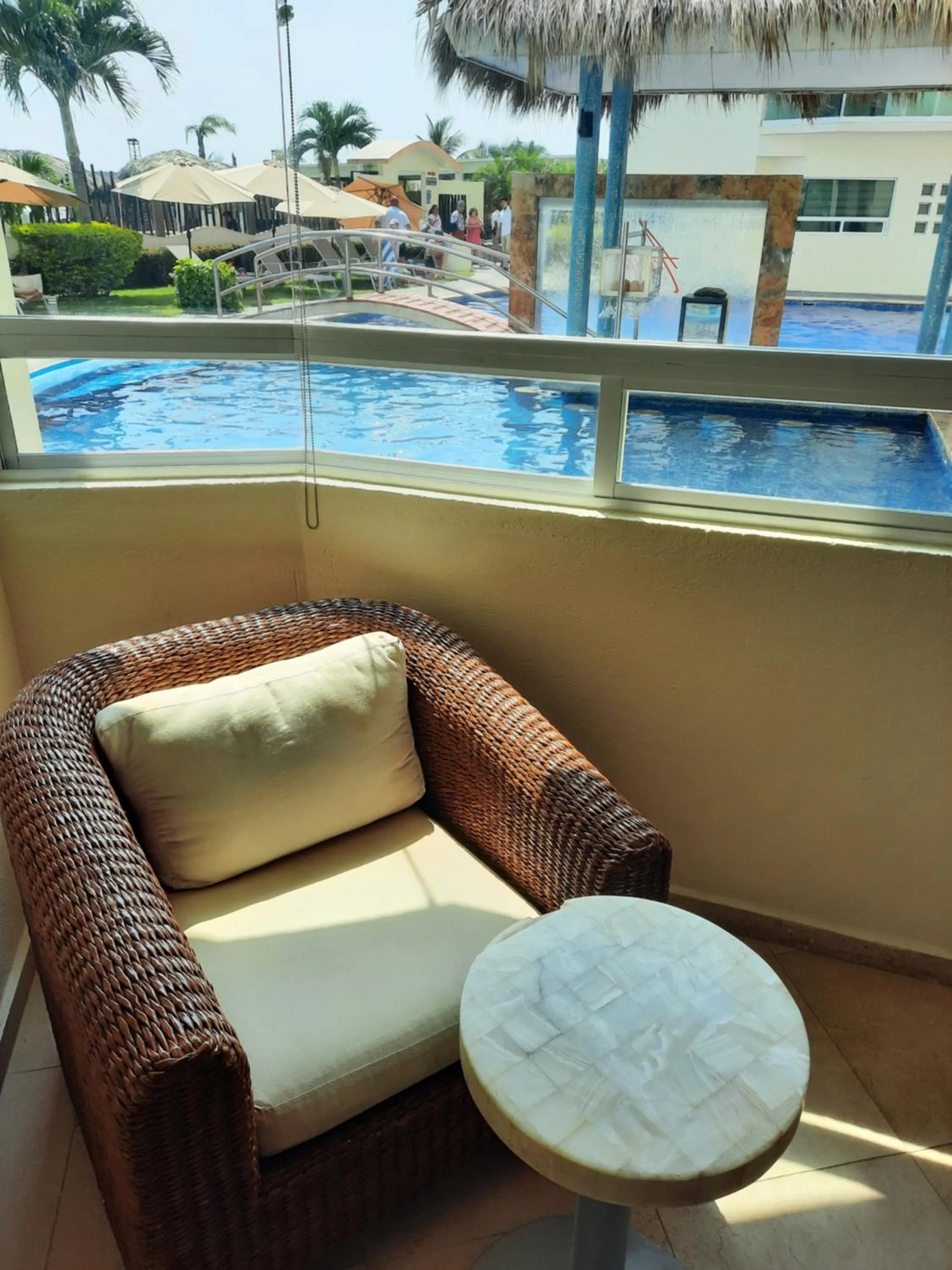 Pool view in Artisan Playa Esmeralda Family Beach Hotel