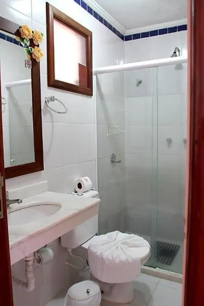 Bathroom in Pousada Porto dos Milagres