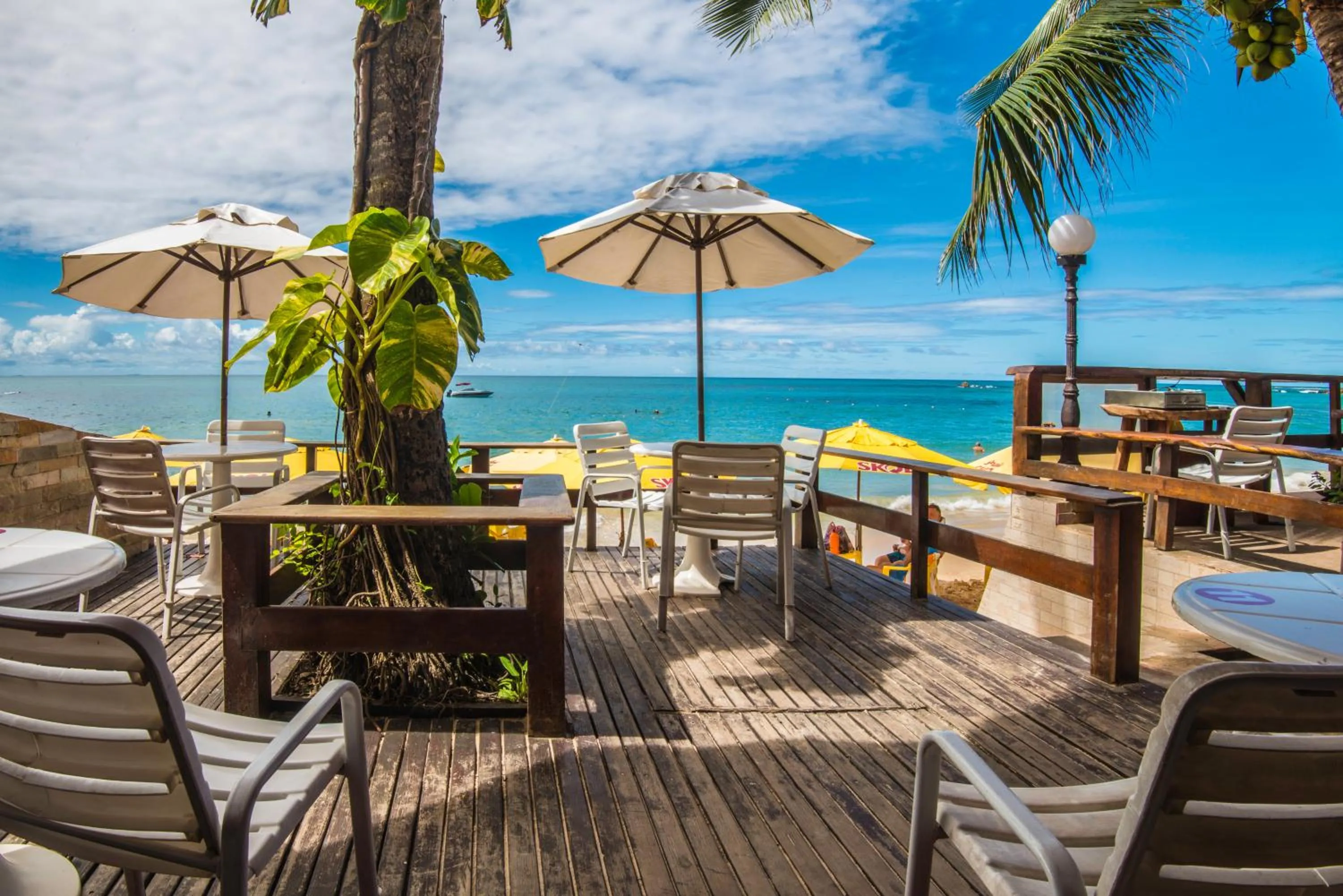 Patio in Pousada Porto dos Milagres