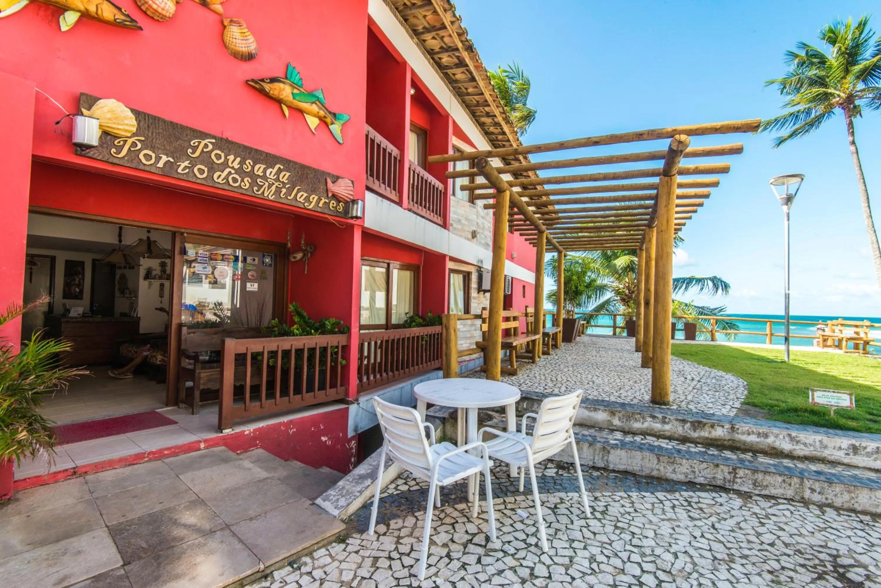 Patio in Pousada Porto dos Milagres