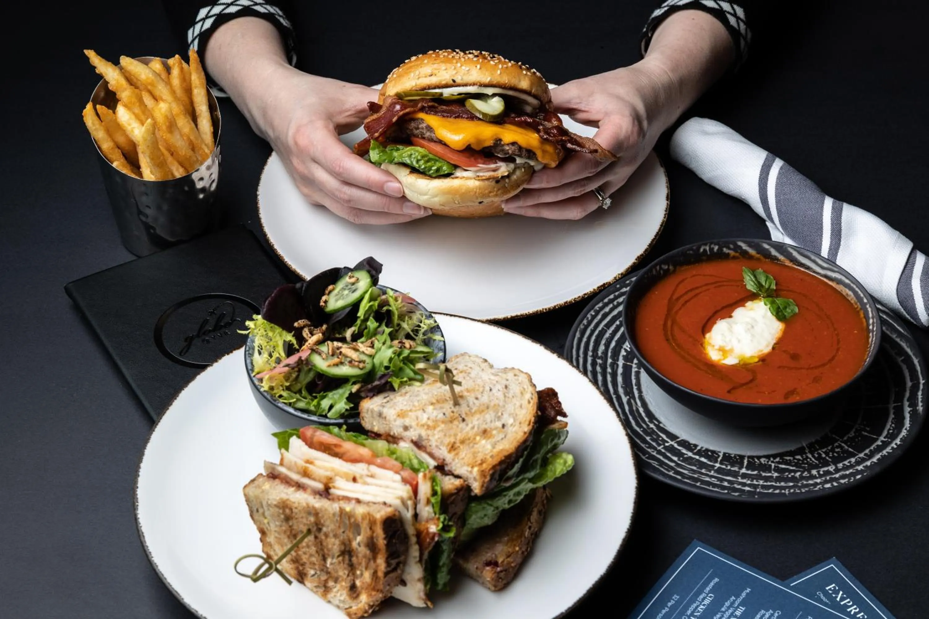 Lunch in Fairmont Vancouver Airport In-Terminal Hotel