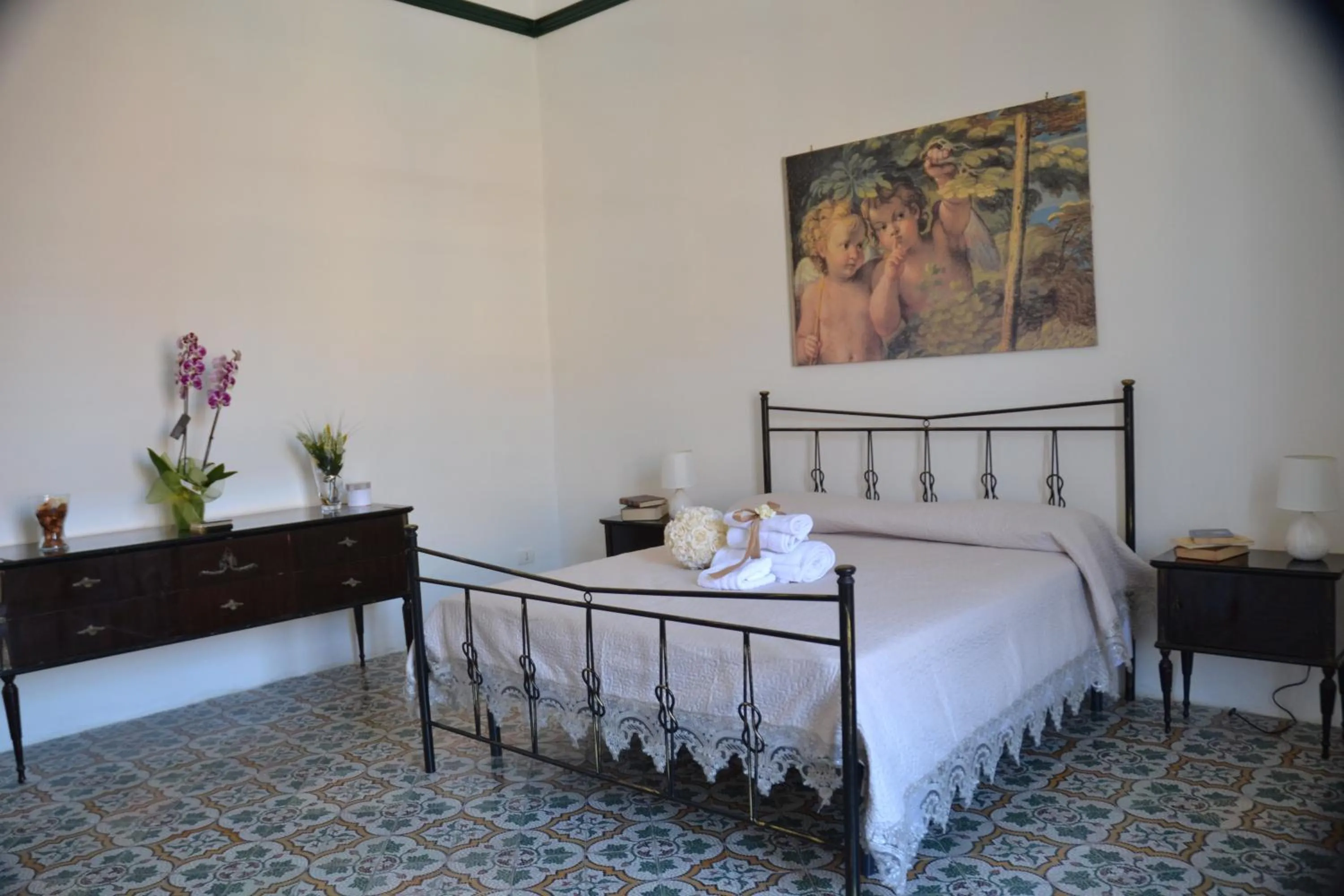 Bed in Gocce Siciliane Apartments