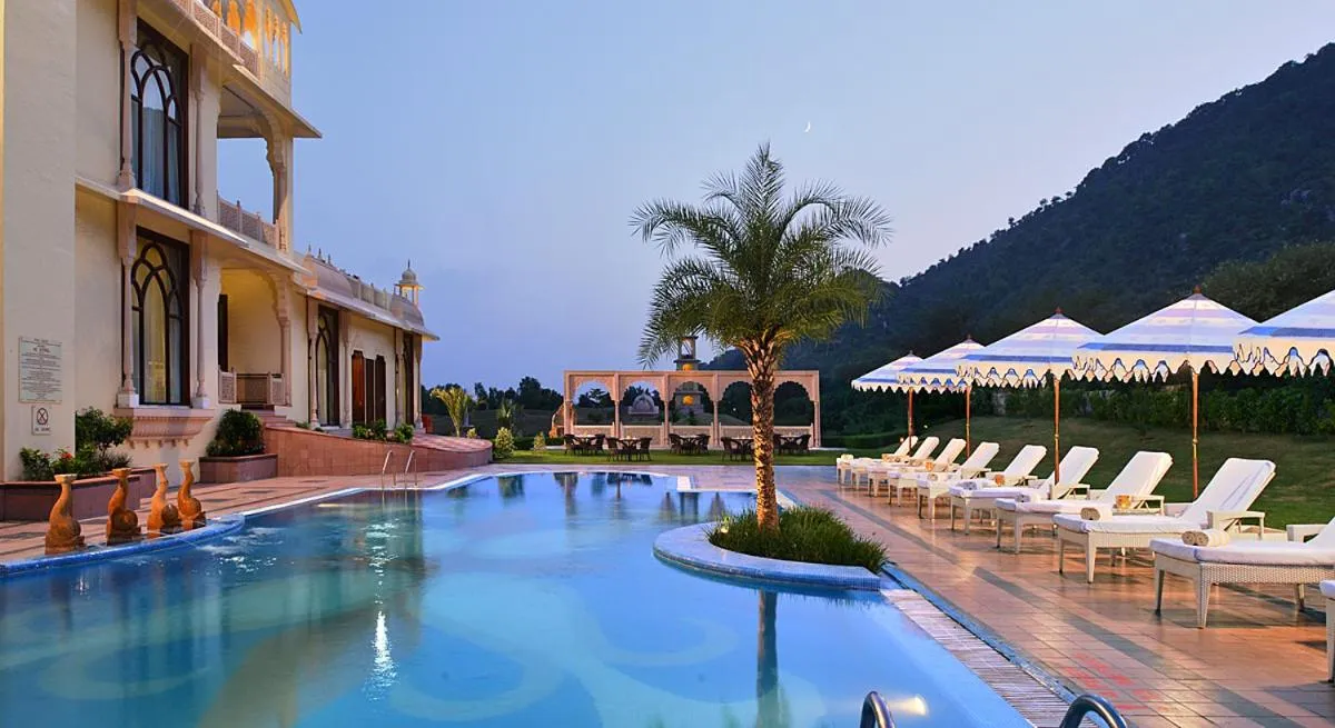 Pool view in Rajasthali Resort & Spa